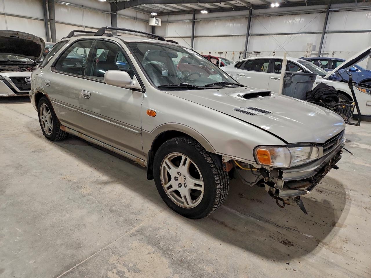 2001 Subaru Impreza Outback Sport Silver vin: JF1GF48591H804438