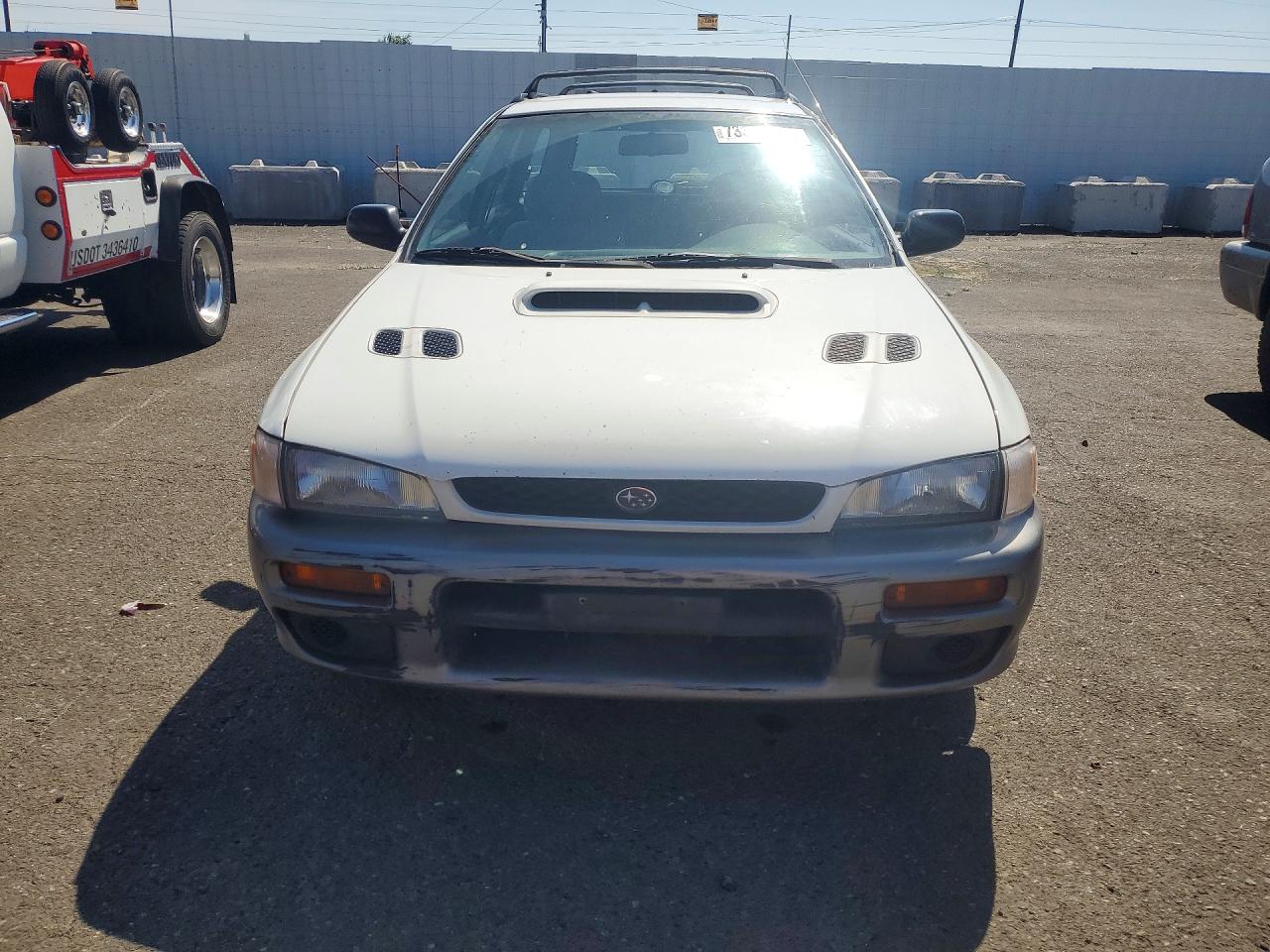 1997 Subaru Impreza Outback White vin: JF1GF4859VH813713