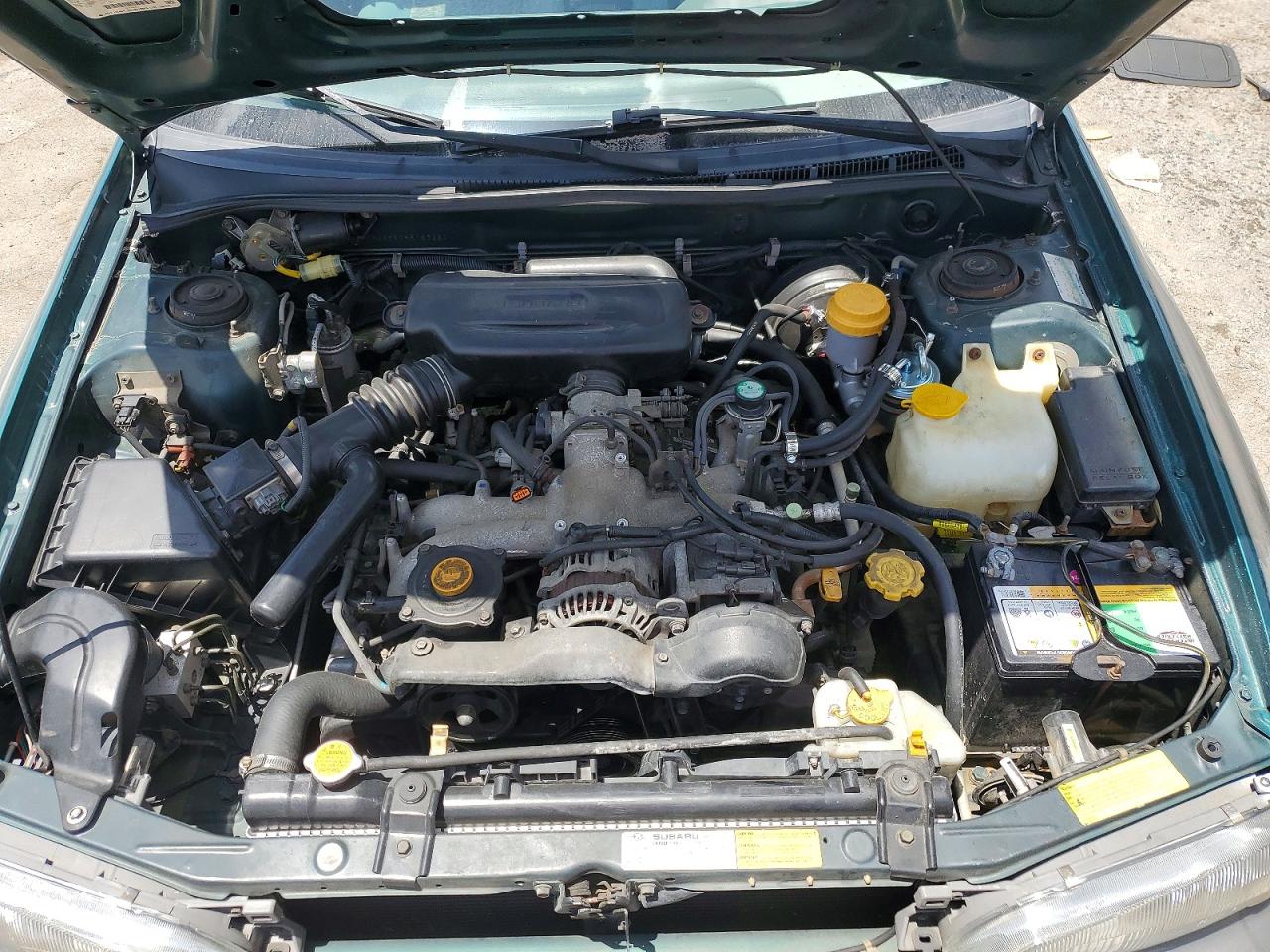 1997 Subaru Impreza Outback Green vin: JF1GF4859VH816322