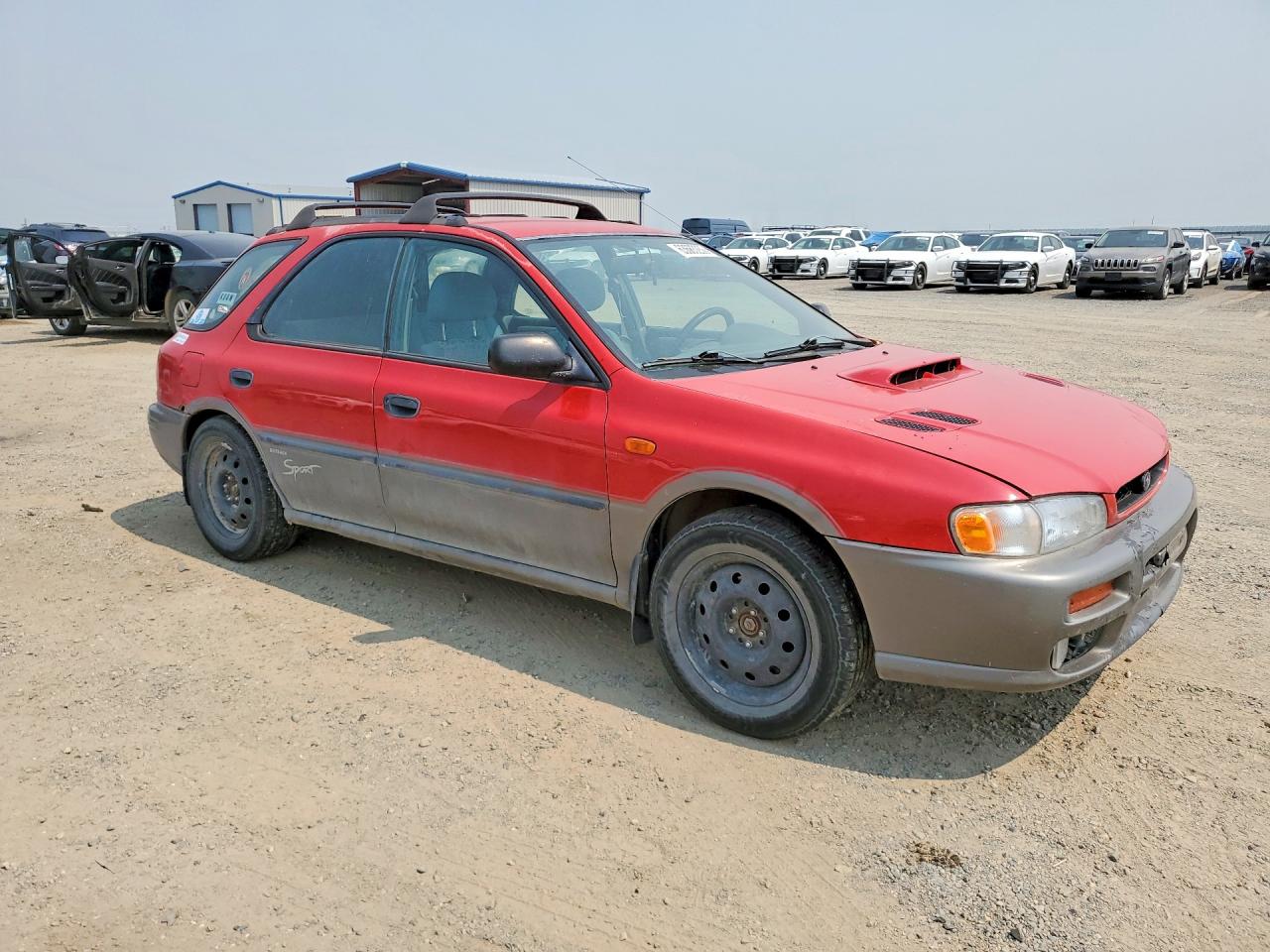 1998 Subaru Impreza Outback Red vin: JF1GF4859WG801035