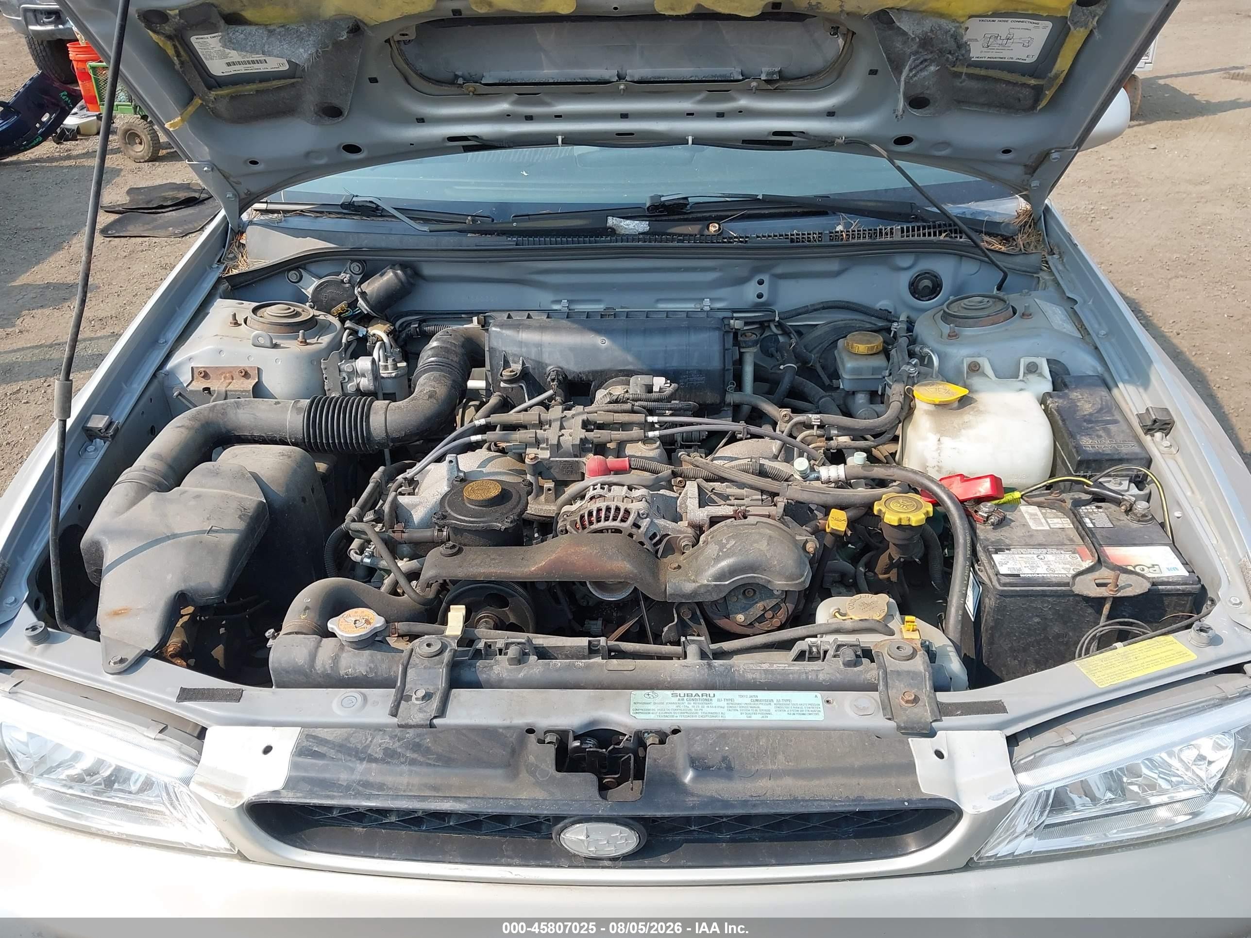2000 Subaru Outback   Silver vin: JF1GF4859YG806030