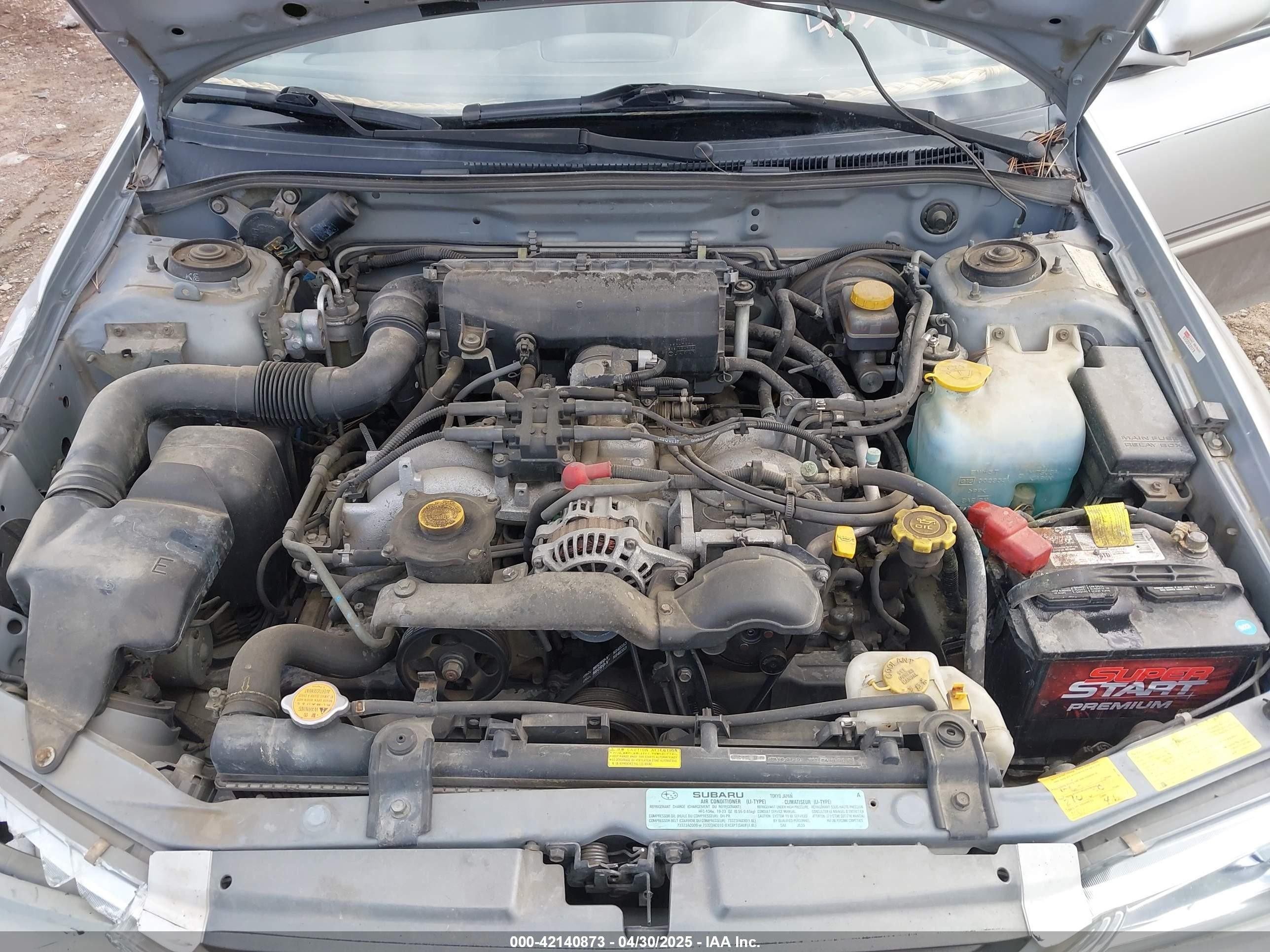 2001 Subaru Impreza Outback Sport   Silver vin: JF1GF485X1H802875