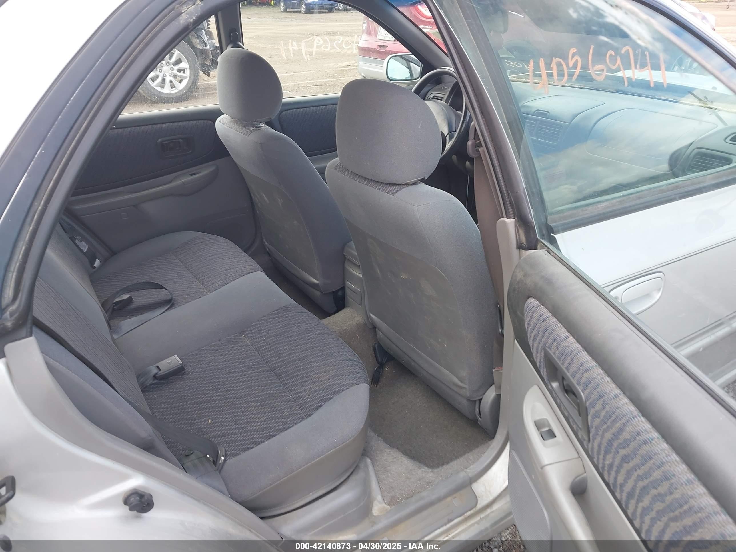 2001 Subaru Impreza Outback Sport   Silver vin: JF1GF485X1H802875