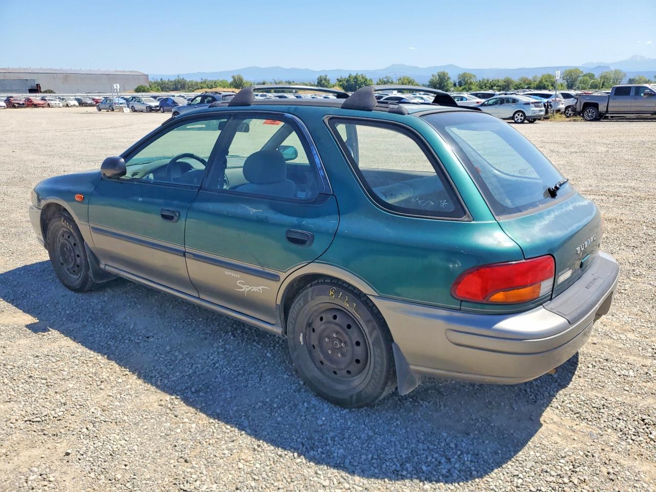 1997 Subaru Impreza Outback Green vin: JF1GF485XVH806365