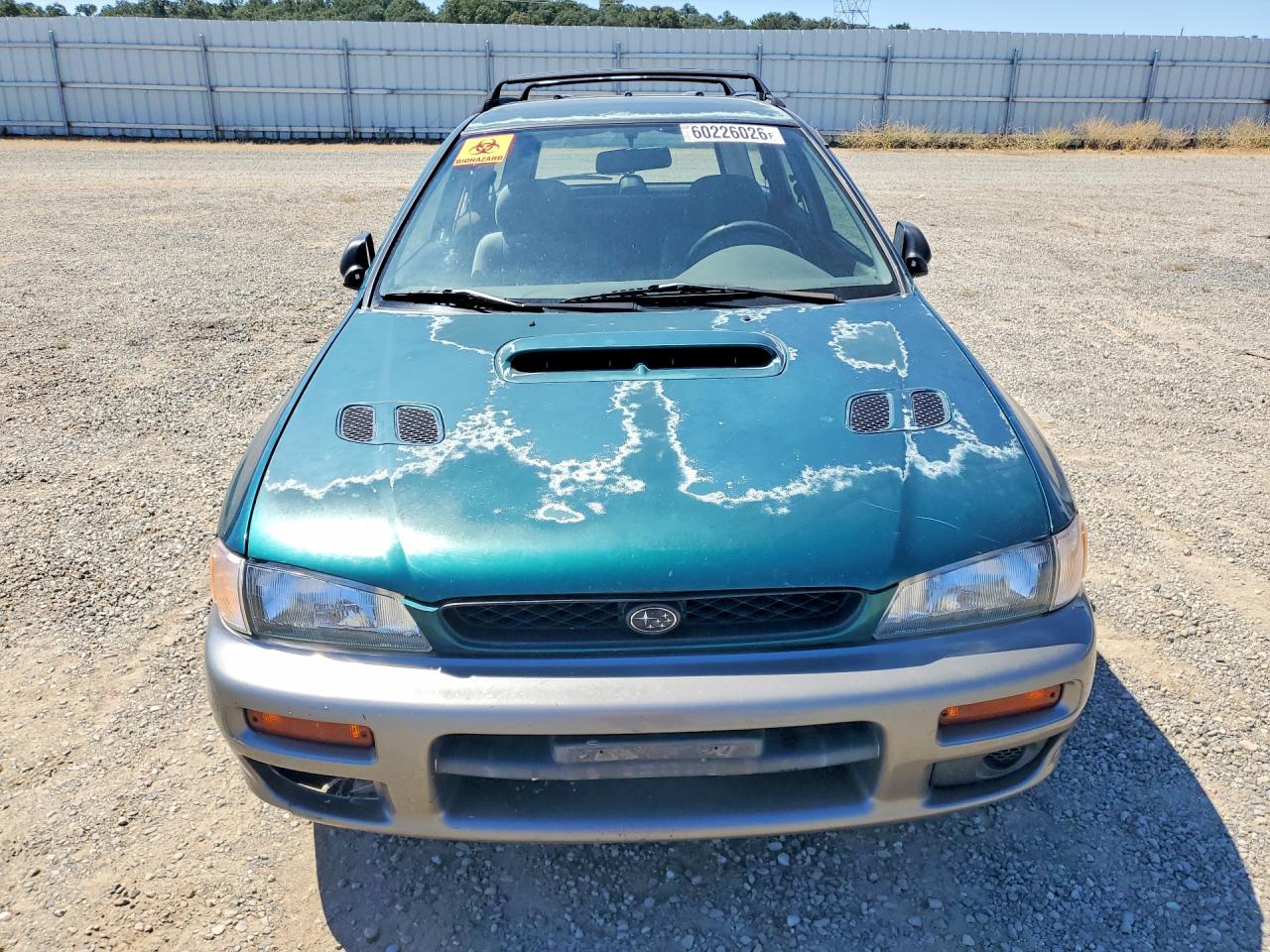 1997 Subaru Impreza Outback Green vin: JF1GF485XVH806365