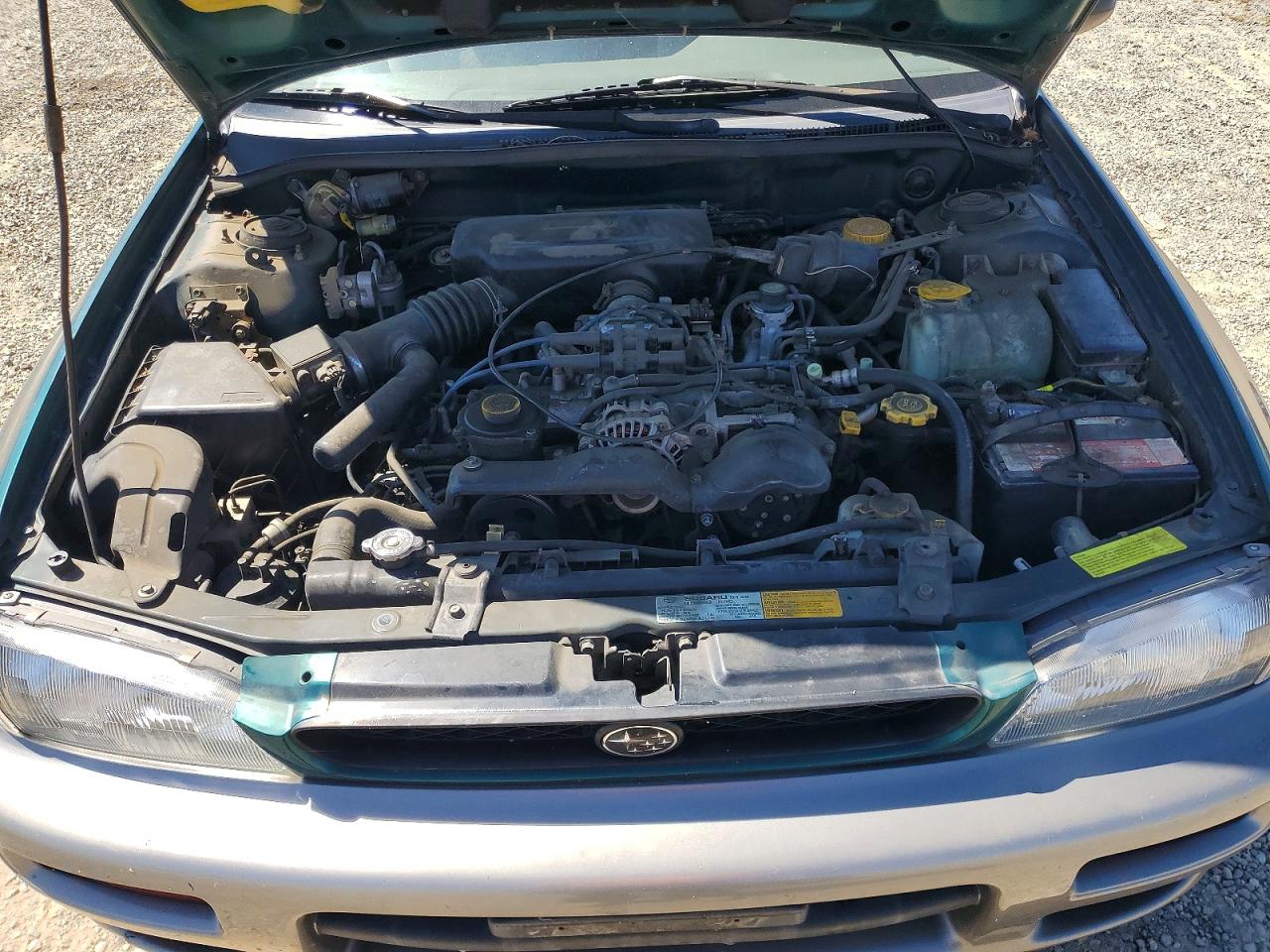 1997 Subaru Impreza Outback Green vin: JF1GF485XVH806365