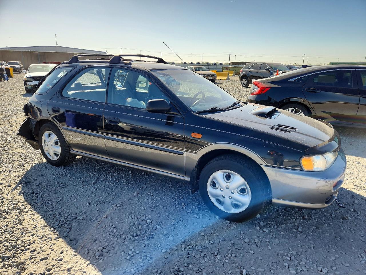 1998 Subaru Impreza Outback Black vin: JF1GF485XWG810651