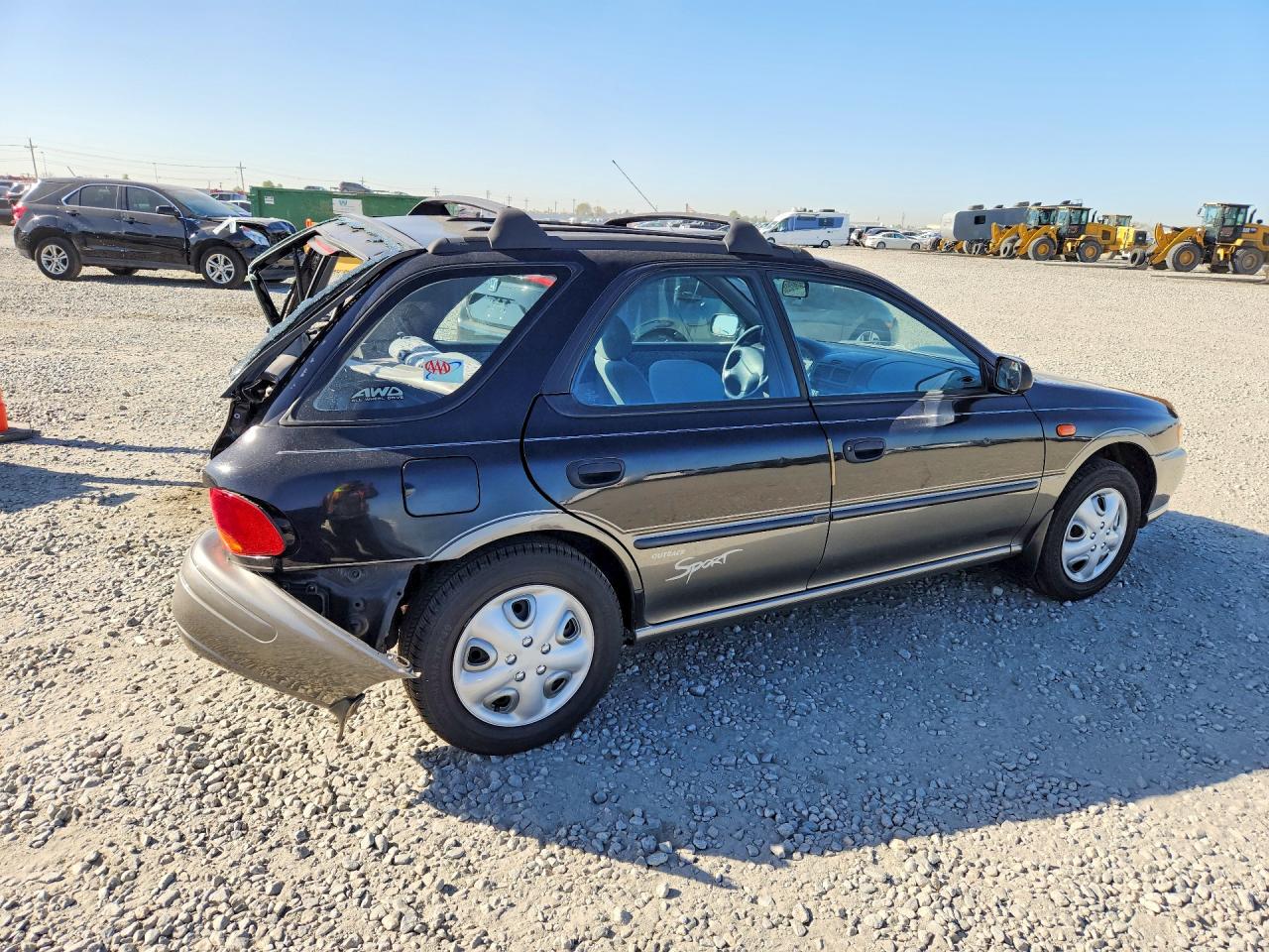 1998 Subaru Impreza Outback Black vin: JF1GF485XWG810651