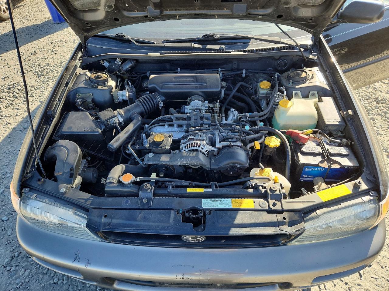 1998 Subaru Impreza Outback Black vin: JF1GF485XWG810651