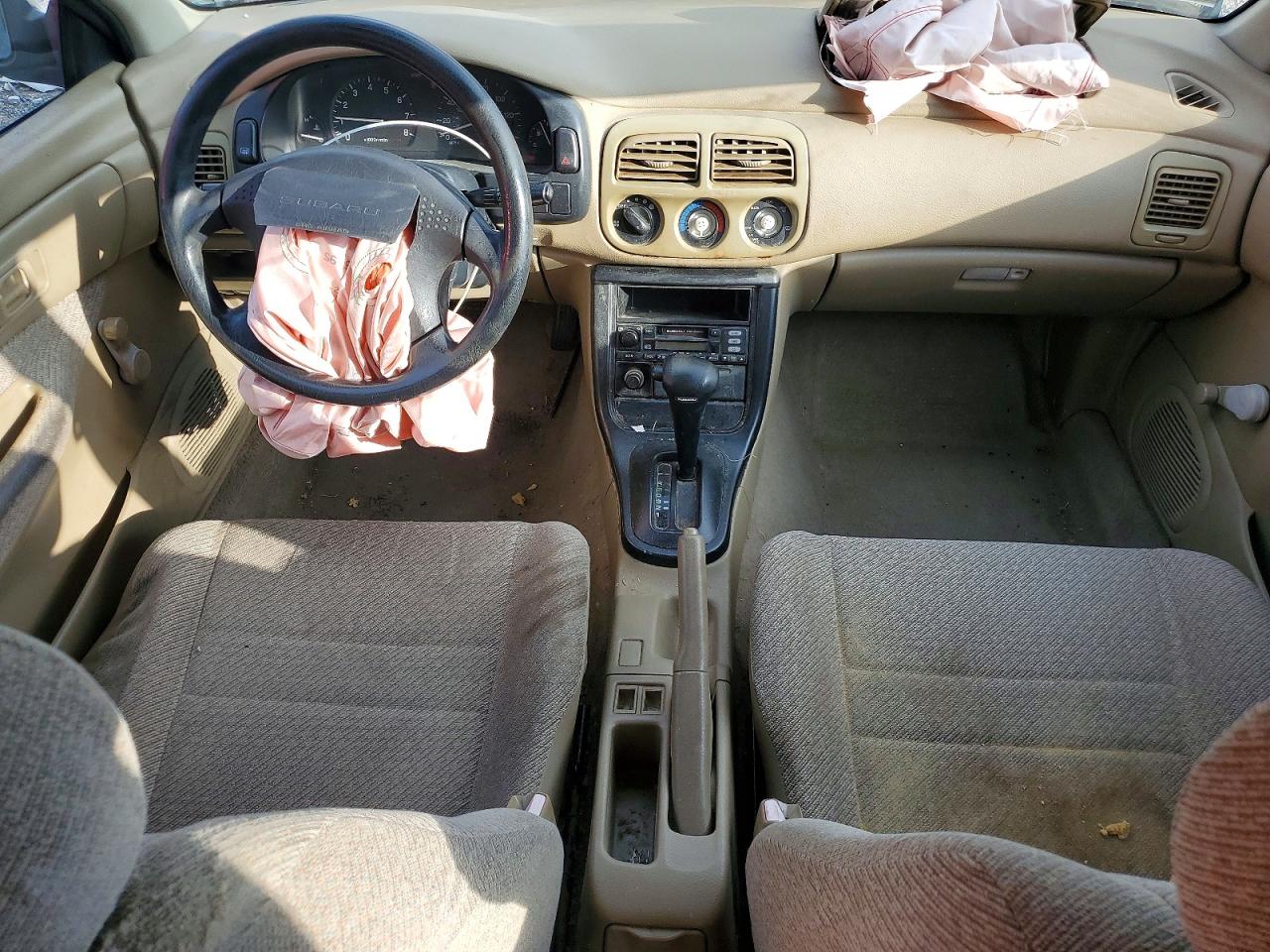 1995 Subaru Impreza L Green vin: JF1GF6350SH816627