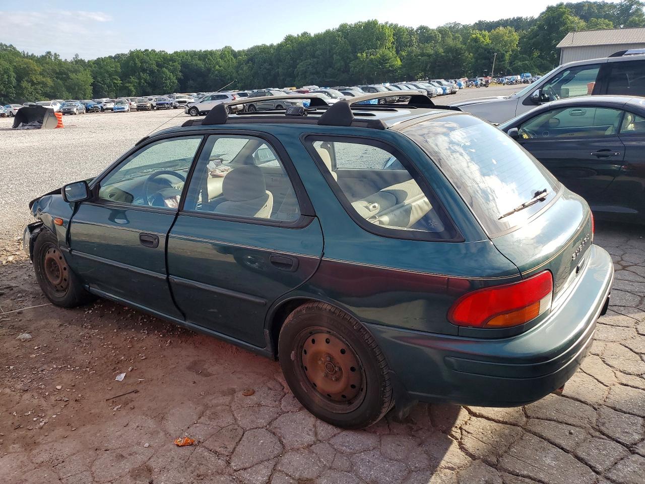 1995 Subaru Impreza L Green vin: JF1GF6350SH816627