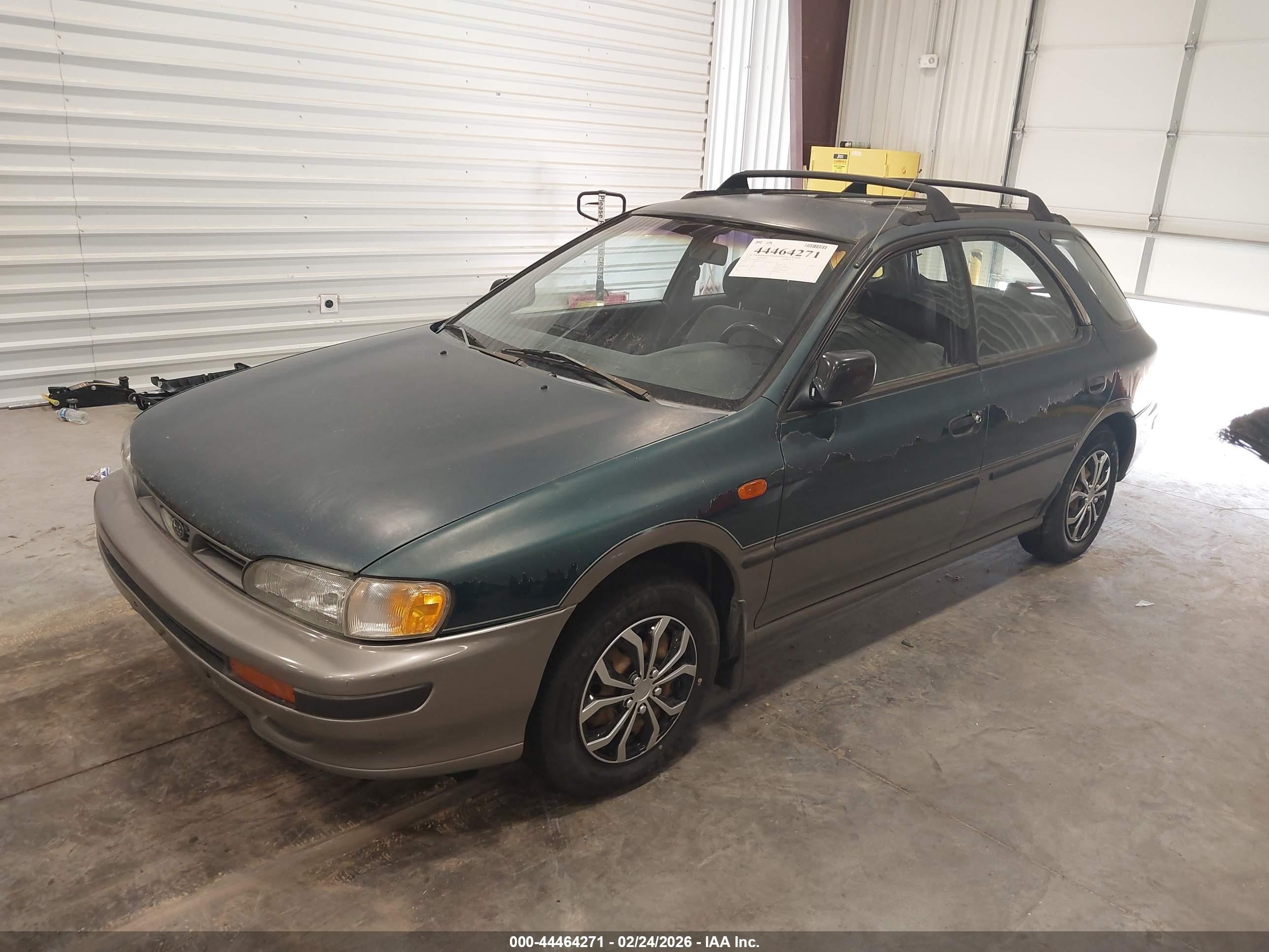 1995 Subaru Impreza Lx Green vin: JF1GF6550SH812512