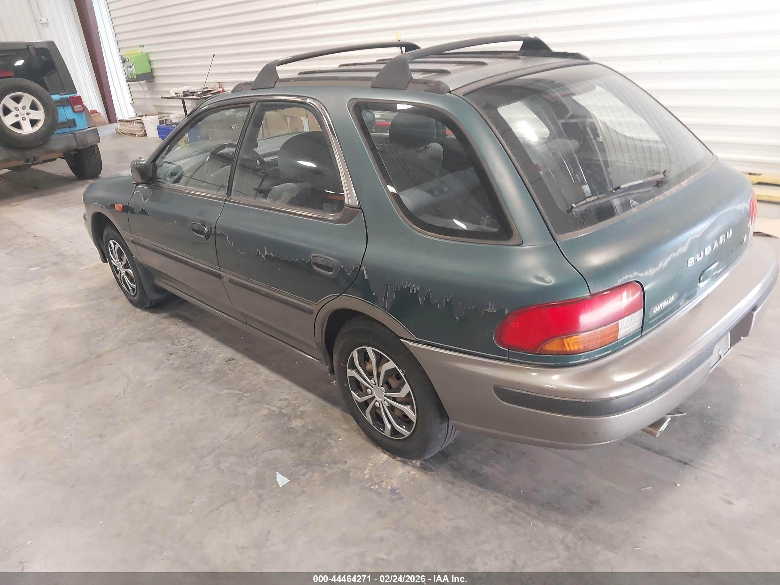 1995 Subaru Impreza Lx Green vin: JF1GF6550SH812512