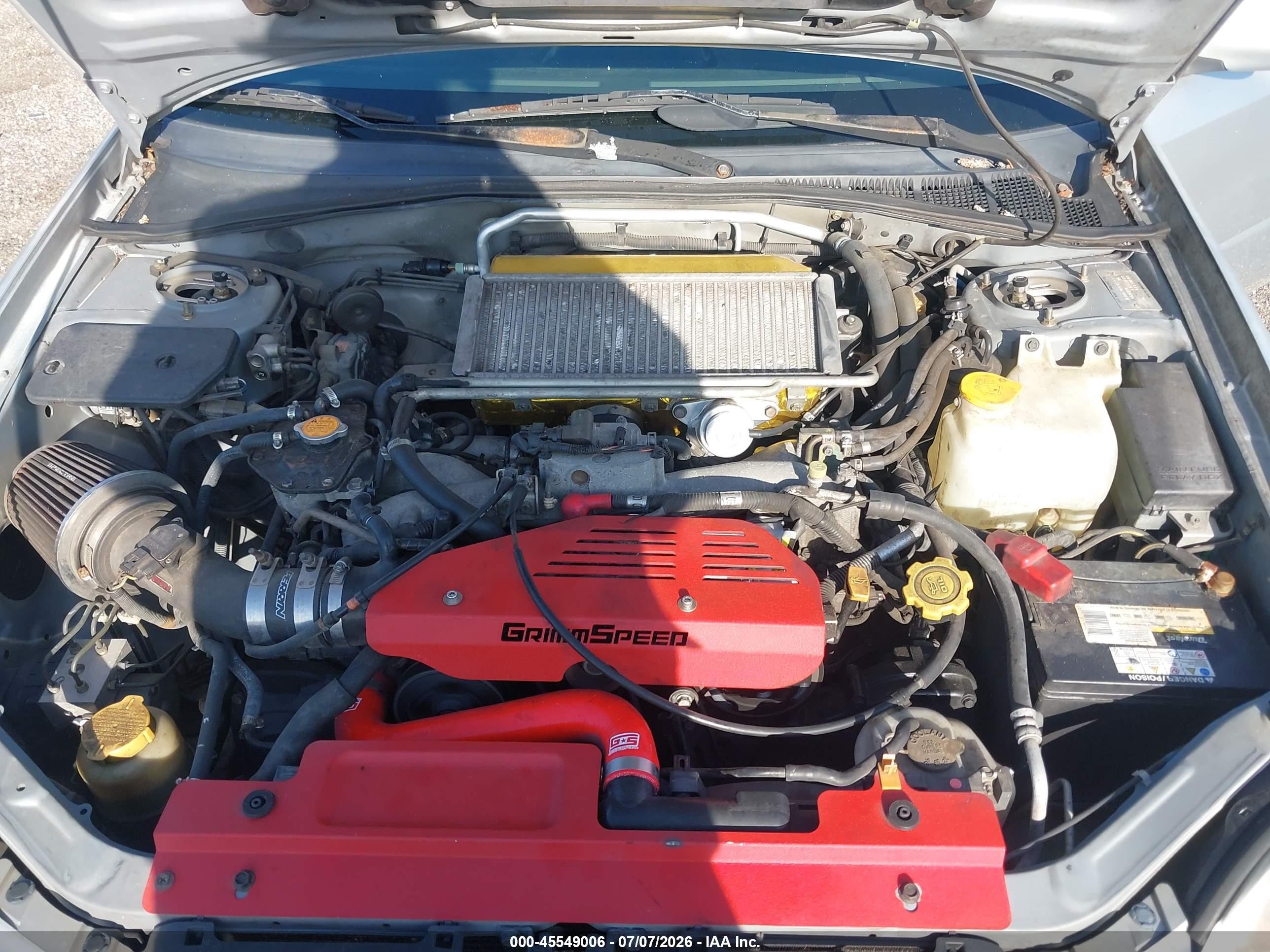 2002 Subaru Impreza Wrx Серебряный vin: JF1GG29602G830328