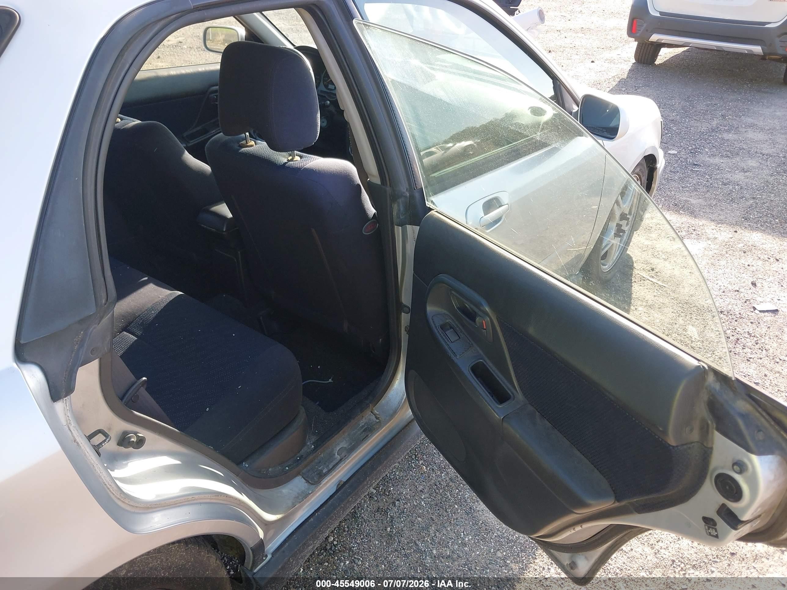 2002 Subaru Impreza Wrx Серебряный vin: JF1GG29602G830328