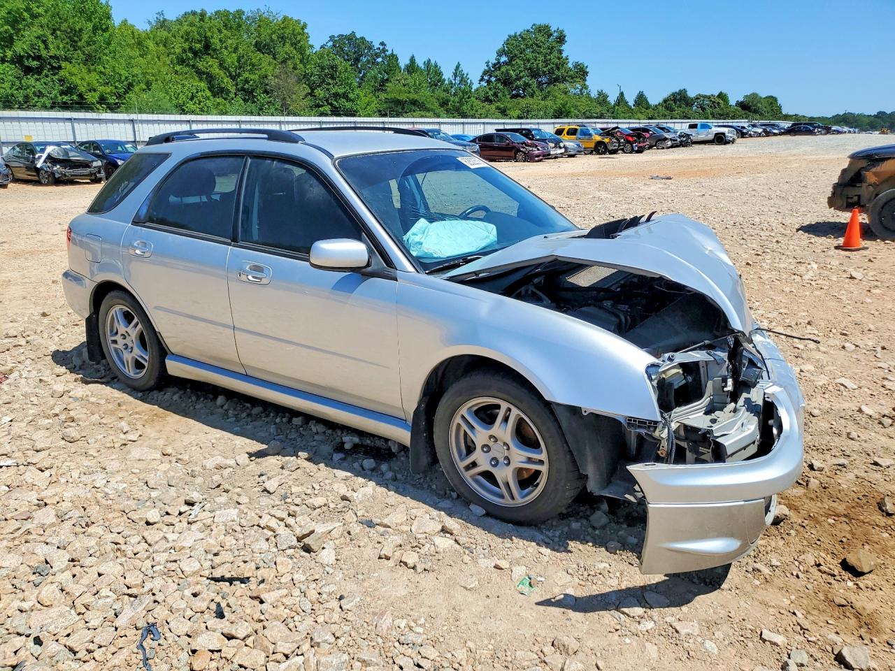 2004 Subaru Impreza Wrx Silver vin: JF1GG29604G814634