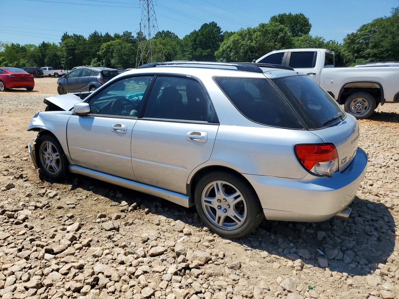 2004 Subaru Impreza Wrx Silver vin: JF1GG29604G814634