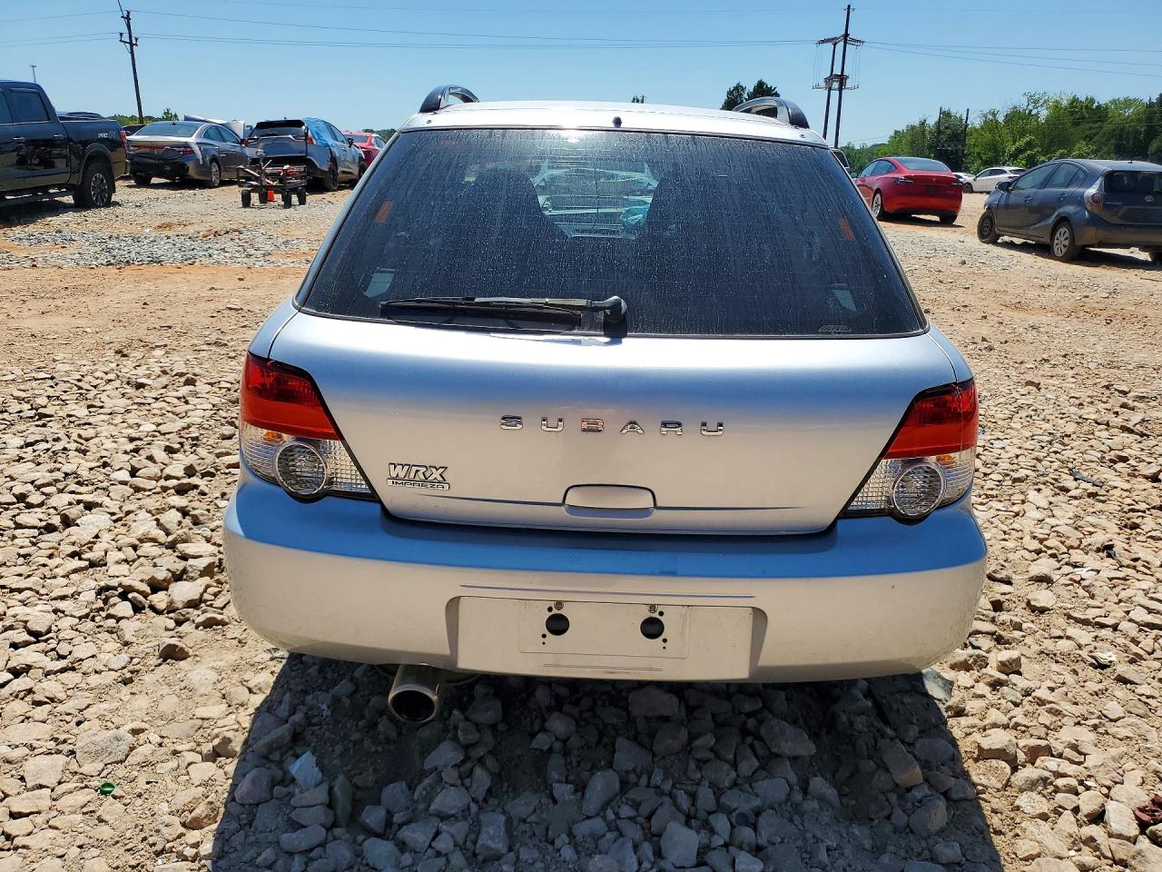 2004 Subaru Impreza Wrx Silver vin: JF1GG29604G814634