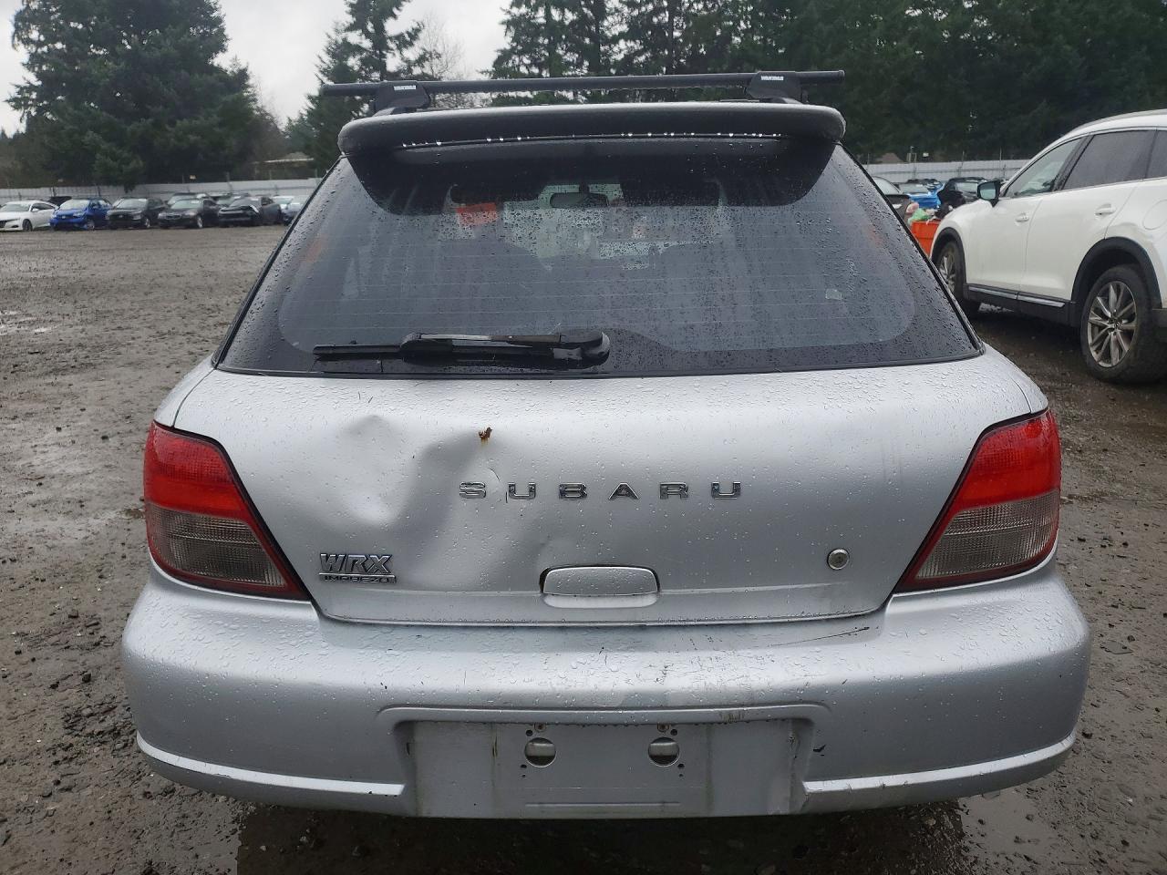 2003 Subaru Impreza Wrx Серебряный vin: JF1GG29613H803523