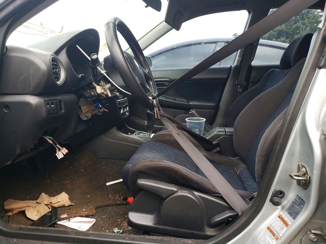 2003 Subaru Impreza Wrx Серебряный vin: JF1GG29613H803523