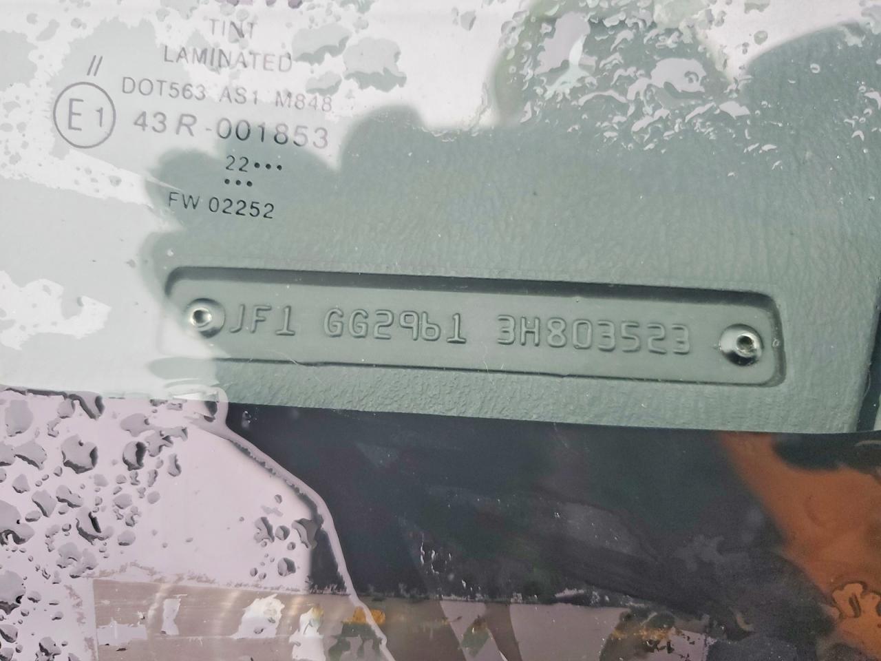 2003 Subaru Impreza Wrx Серебряный vin: JF1GG29613H803523