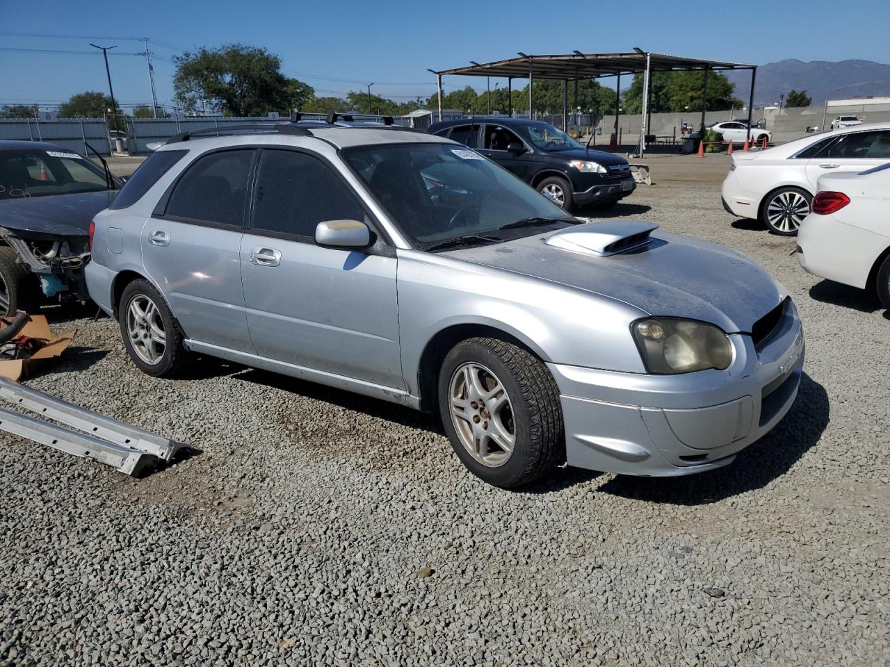 2004 Subaru Impreza Wrx Silver vin: JF1GG29624G808074