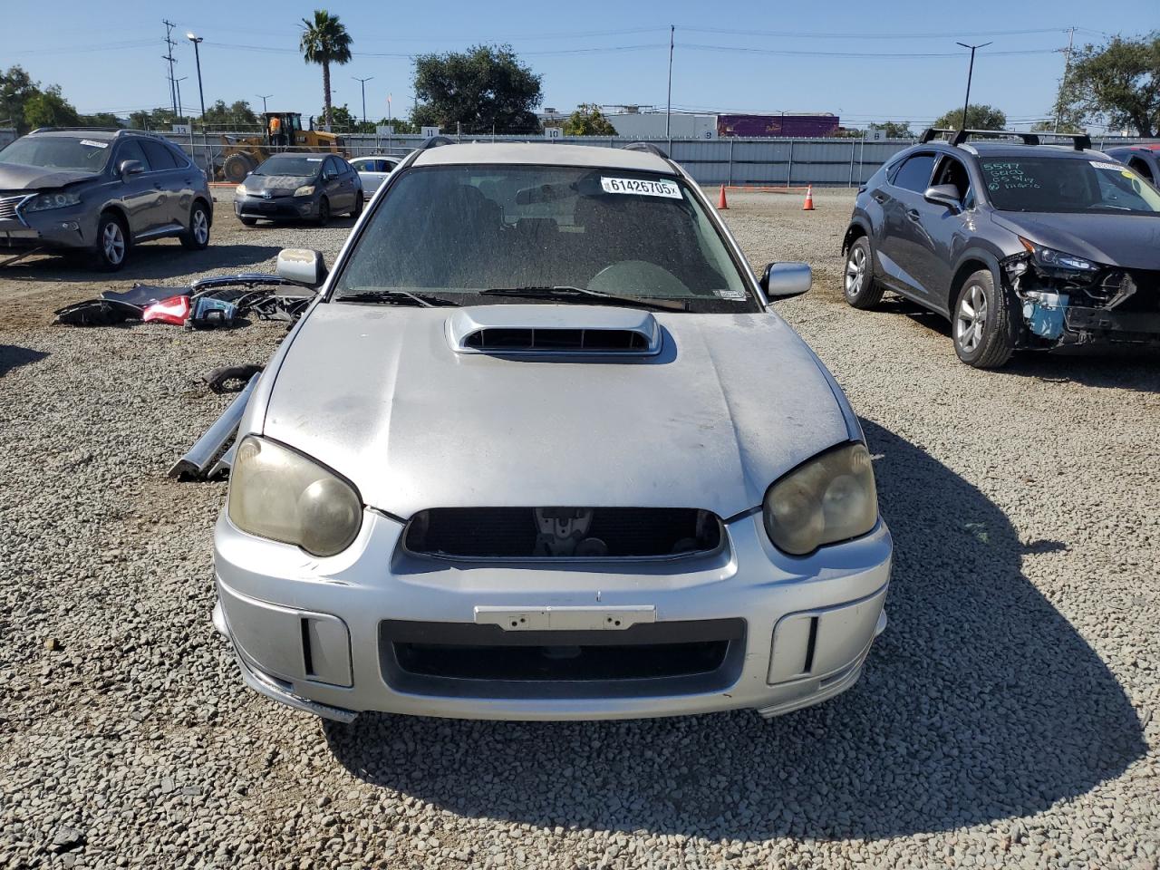 2004 Subaru Impreza Wrx Silver vin: JF1GG29624G808074