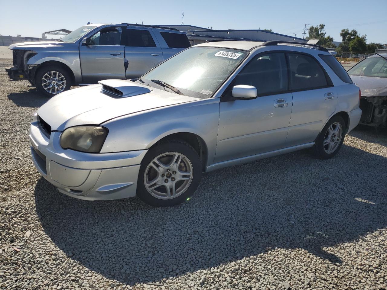 2004 Subaru Impreza Wrx Silver vin: JF1GG29624G808074