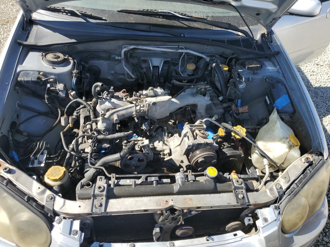 2004 Subaru Impreza Wrx Silver vin: JF1GG29624G808074