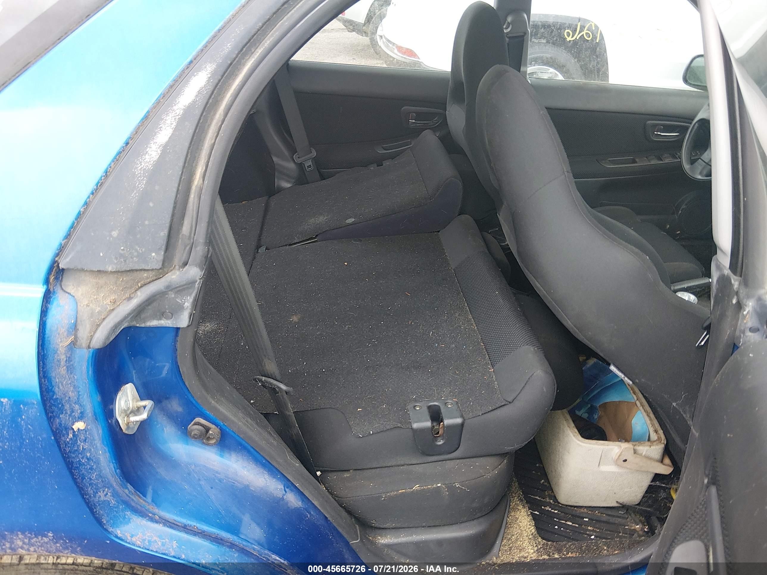 2005 Subaru Impreza Wrx Blue vin: JF1GG29625G810148