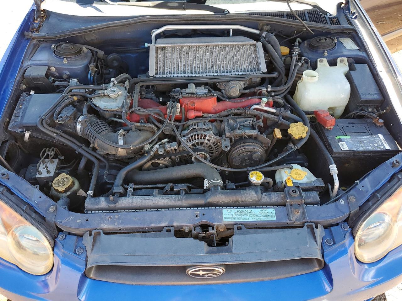 2004 Subaru Impreza Wrx Blue vin: JF1GG29634G814188