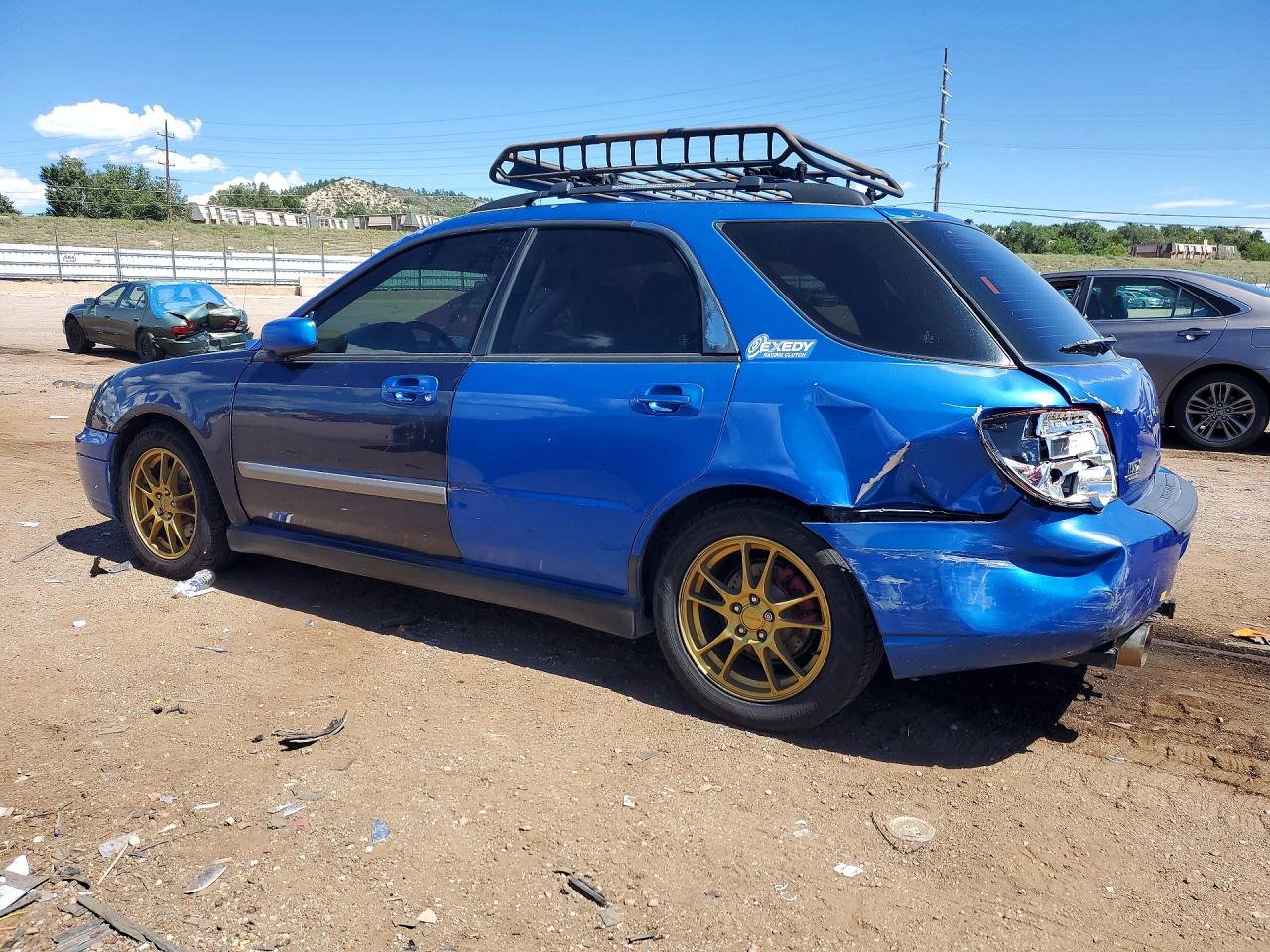 2004 Subaru Impreza Wrx Blue vin: JF1GG29634G814188