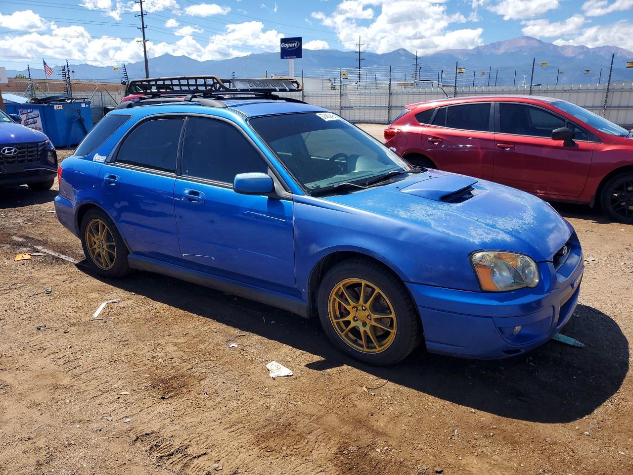 2004 Subaru Impreza Wrx Blue vin: JF1GG29634G814188