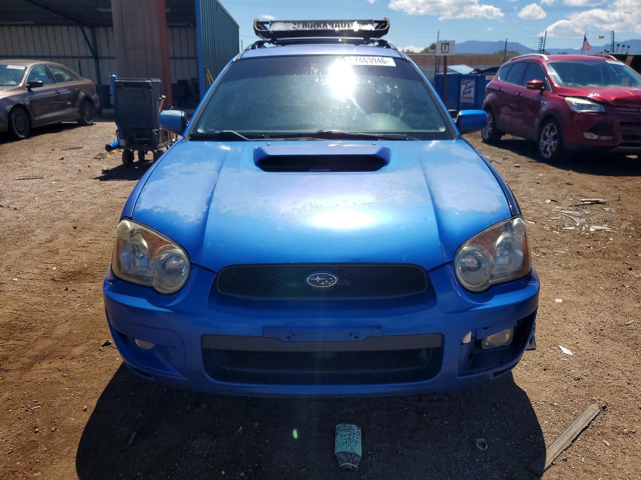 2004 Subaru Impreza Wrx Blue vin: JF1GG29634G814188