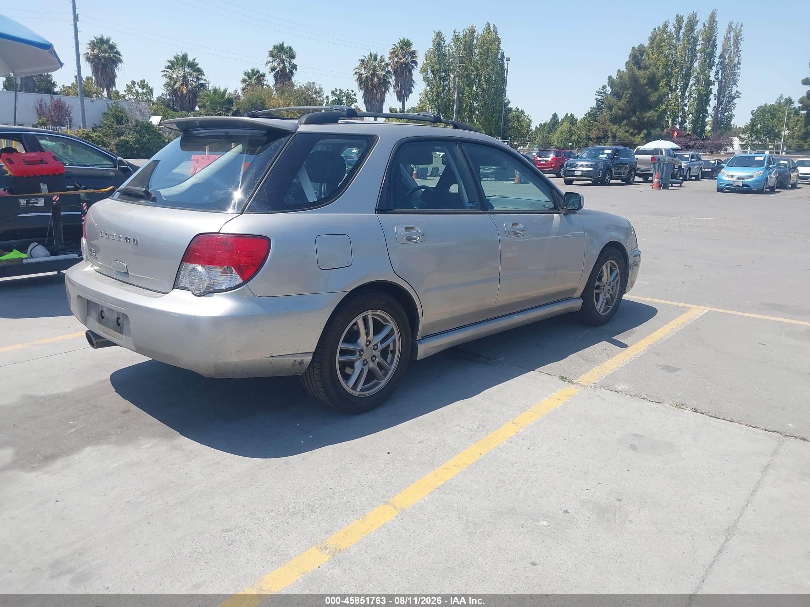 2005 Subaru Impreza Wrx Silver vin: JF1GG29635G803273