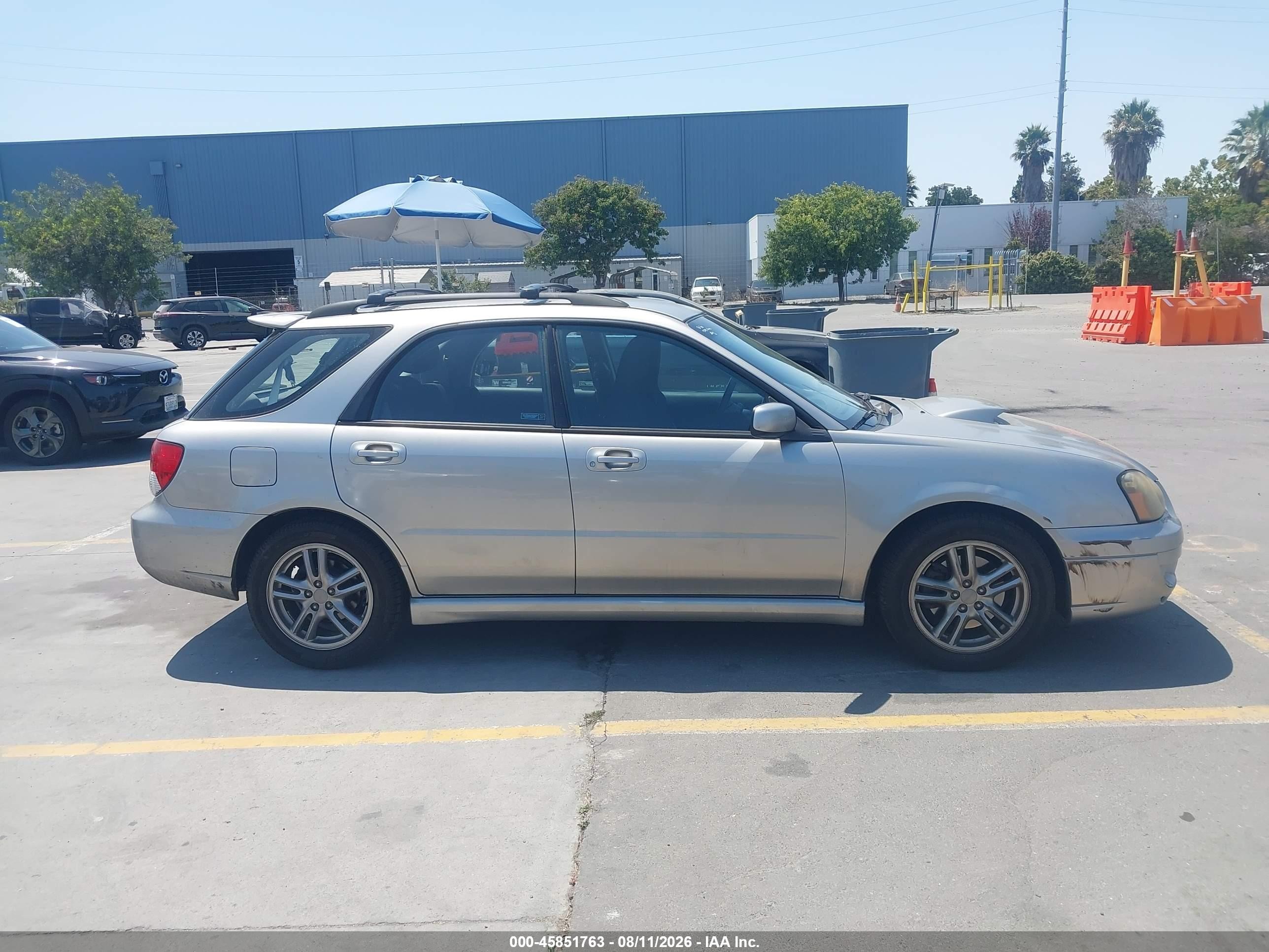 2005 Subaru Impreza Wrx Silver vin: JF1GG29635G803273