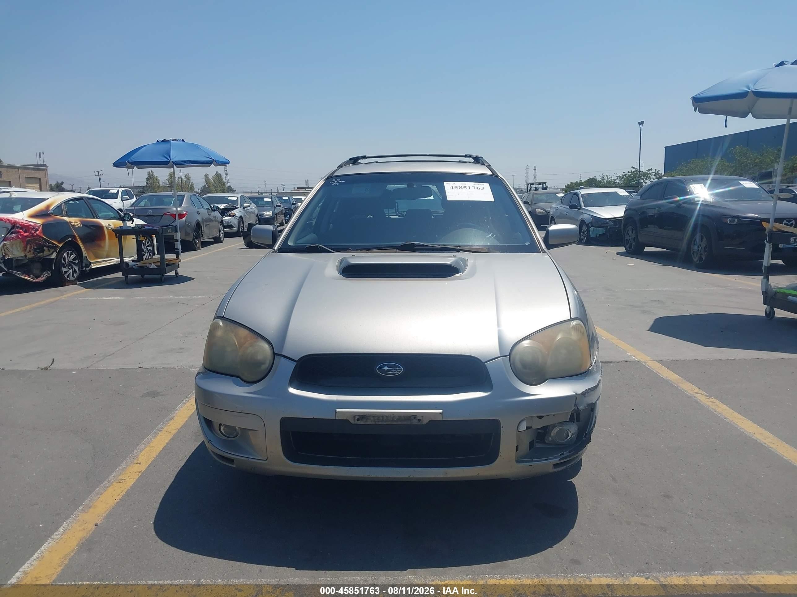 2005 Subaru Impreza Wrx Silver vin: JF1GG29635G803273