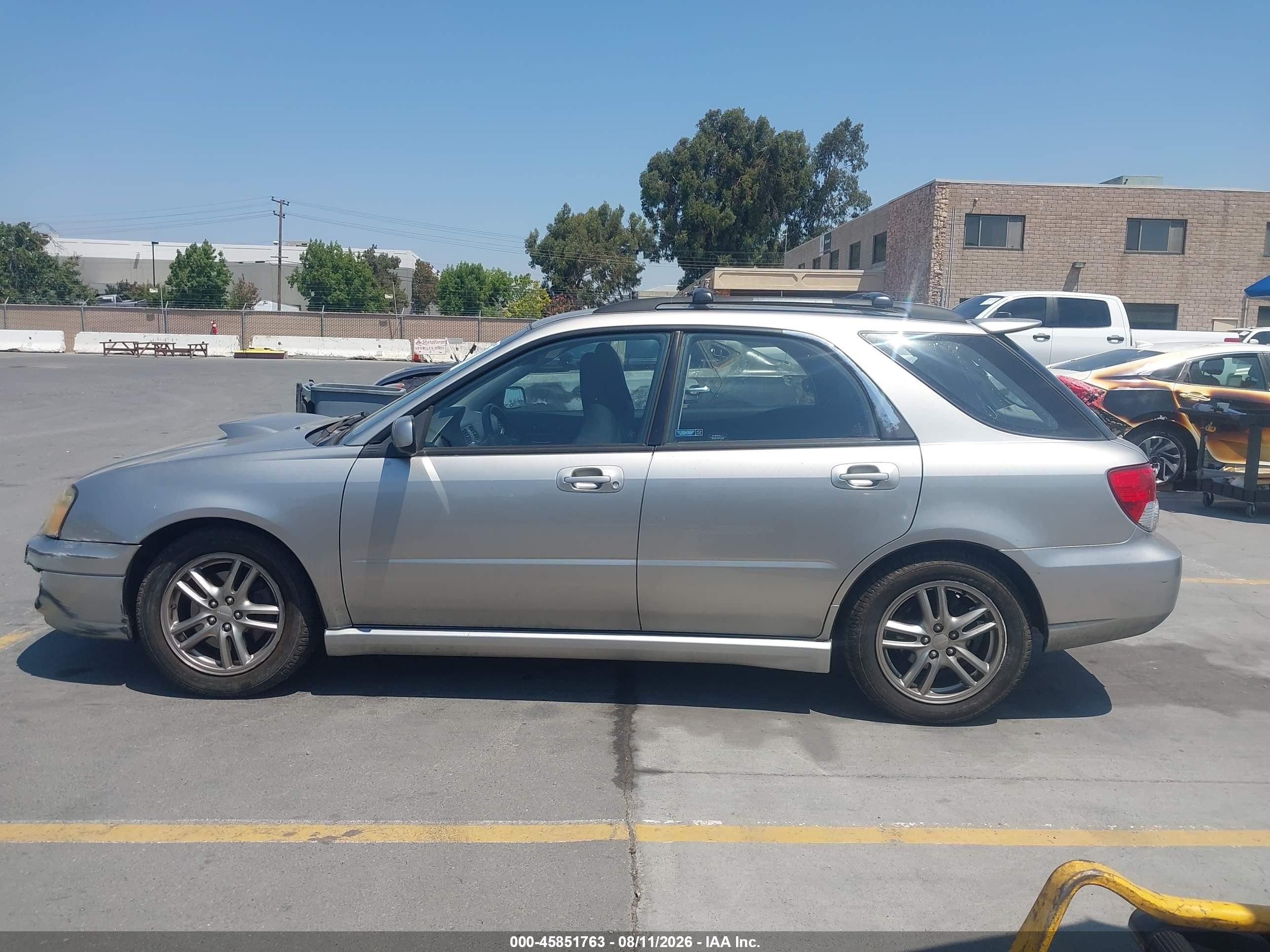 2005 Subaru Impreza Wrx Silver vin: JF1GG29635G803273