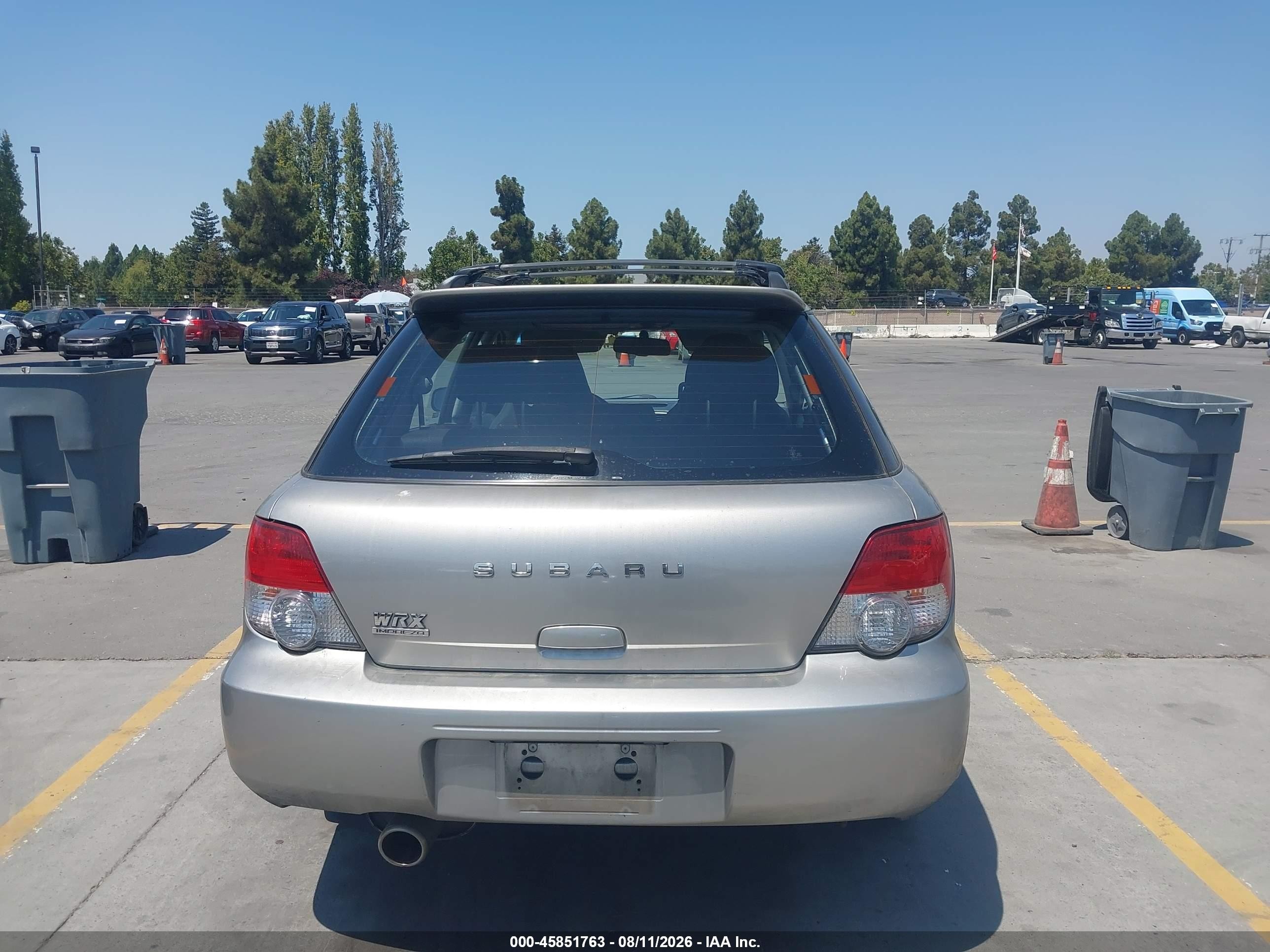 2005 Subaru Impreza Wrx Silver vin: JF1GG29635G803273