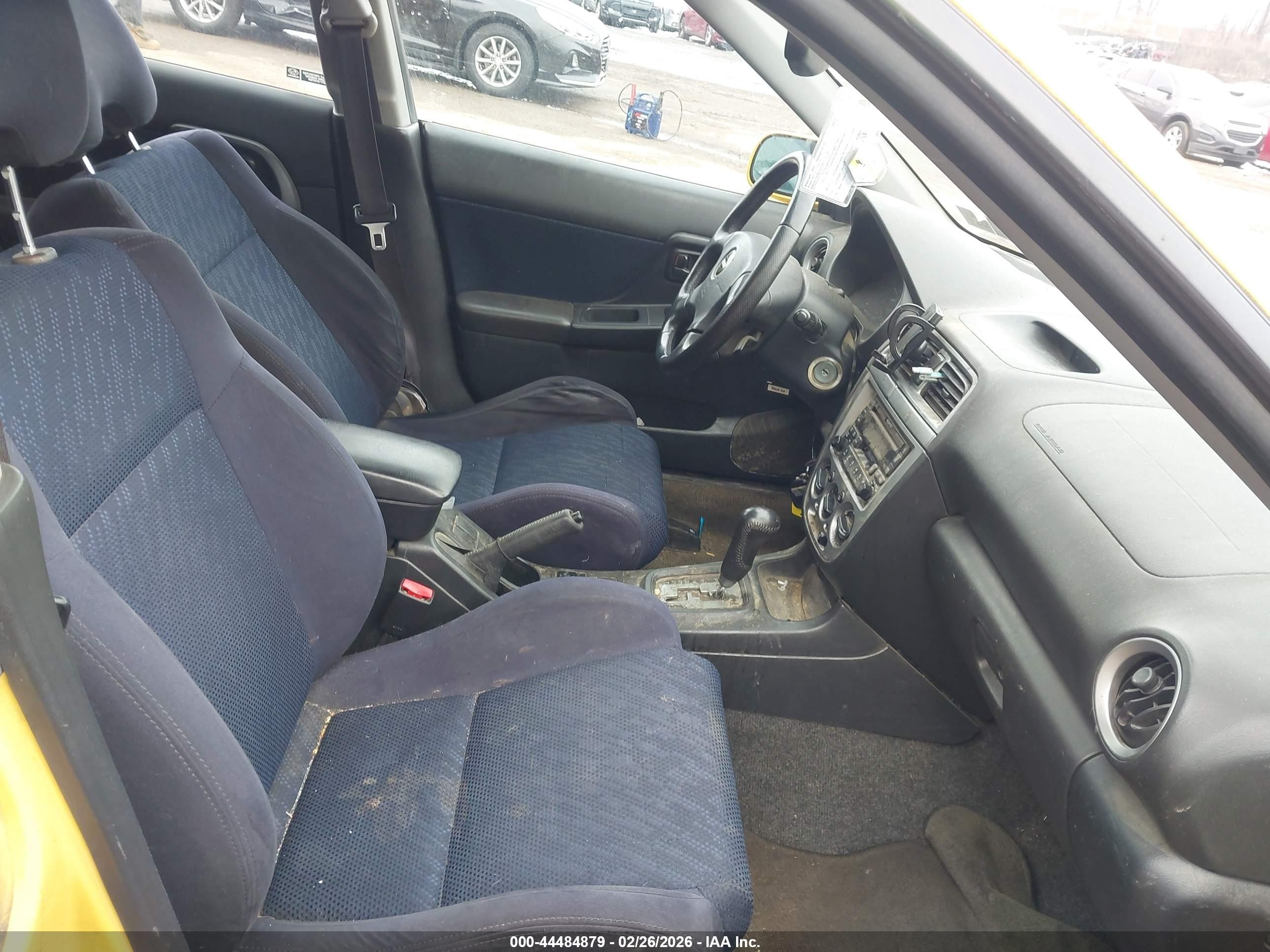 2003 Subaru Impreza Wrx Желтый vin: JF1GG29643H805511