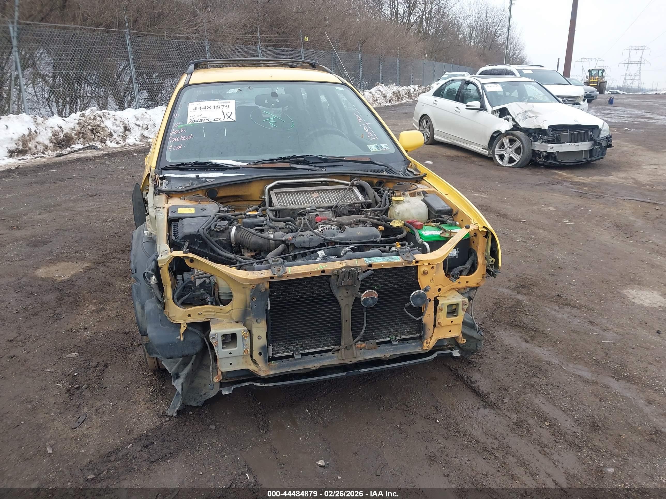 2003 Subaru Impreza Wrx Желтый vin: JF1GG29643H805511