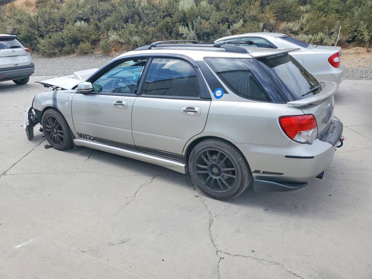 2005 Subaru Impreza Wrx Silver vin: JF1GG29645G808871