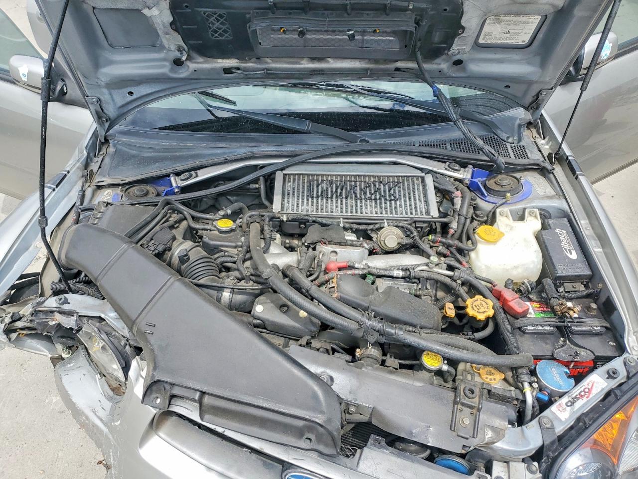 2005 Subaru Impreza Wrx Silver vin: JF1GG29645G808871