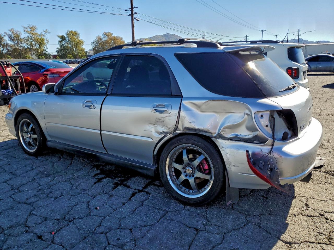 2003 Subaru Impreza Wrx Silver vin: JF1GG29653G802011