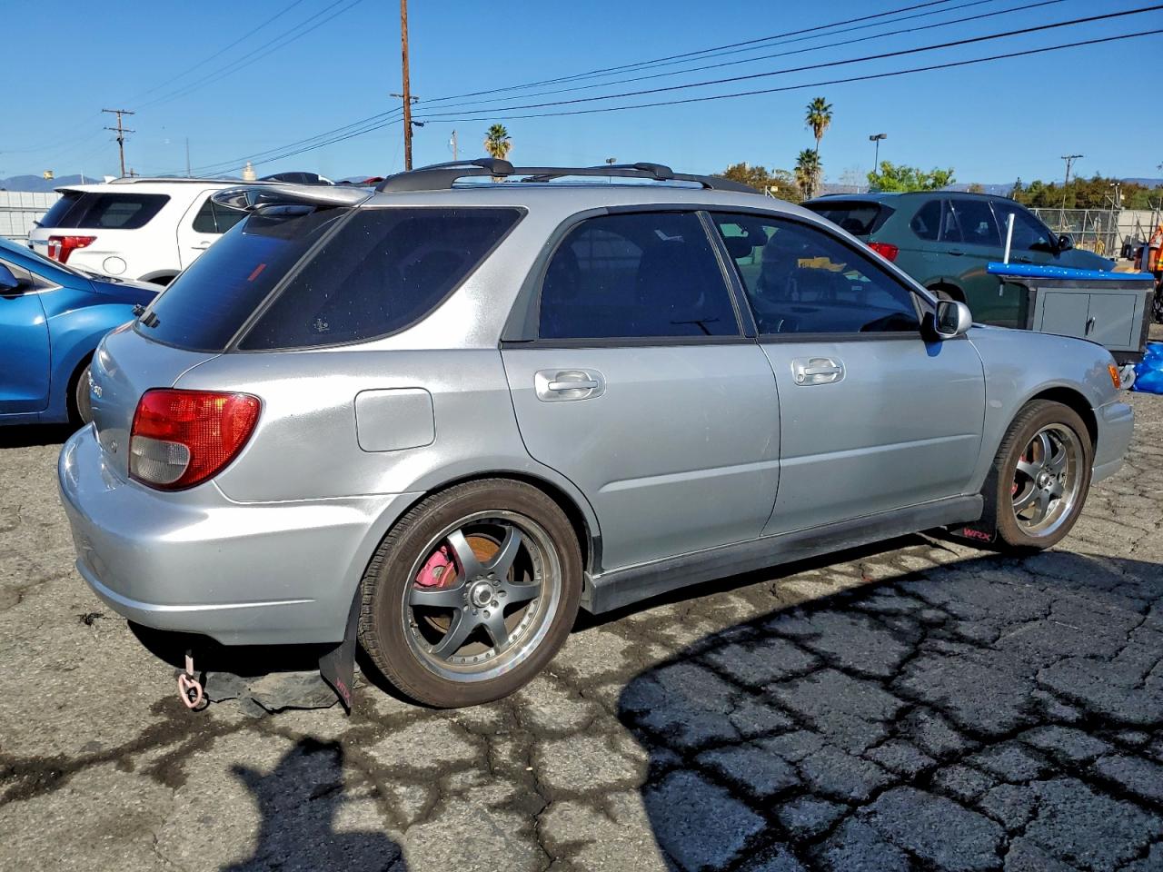 2003 Subaru Impreza Wrx Silver vin: JF1GG29653G802011