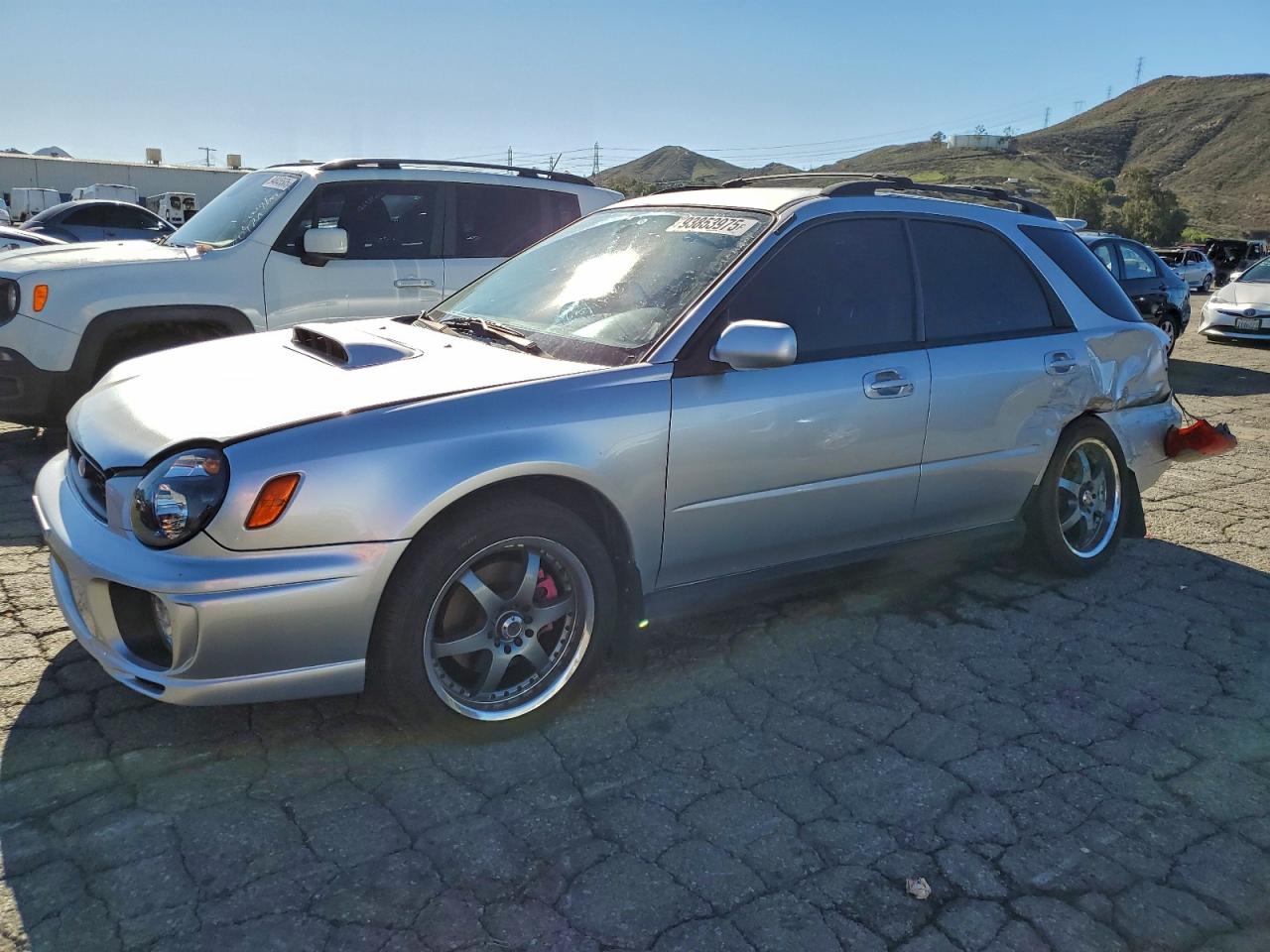 2003 Subaru Impreza Wrx Silver vin: JF1GG29653G802011