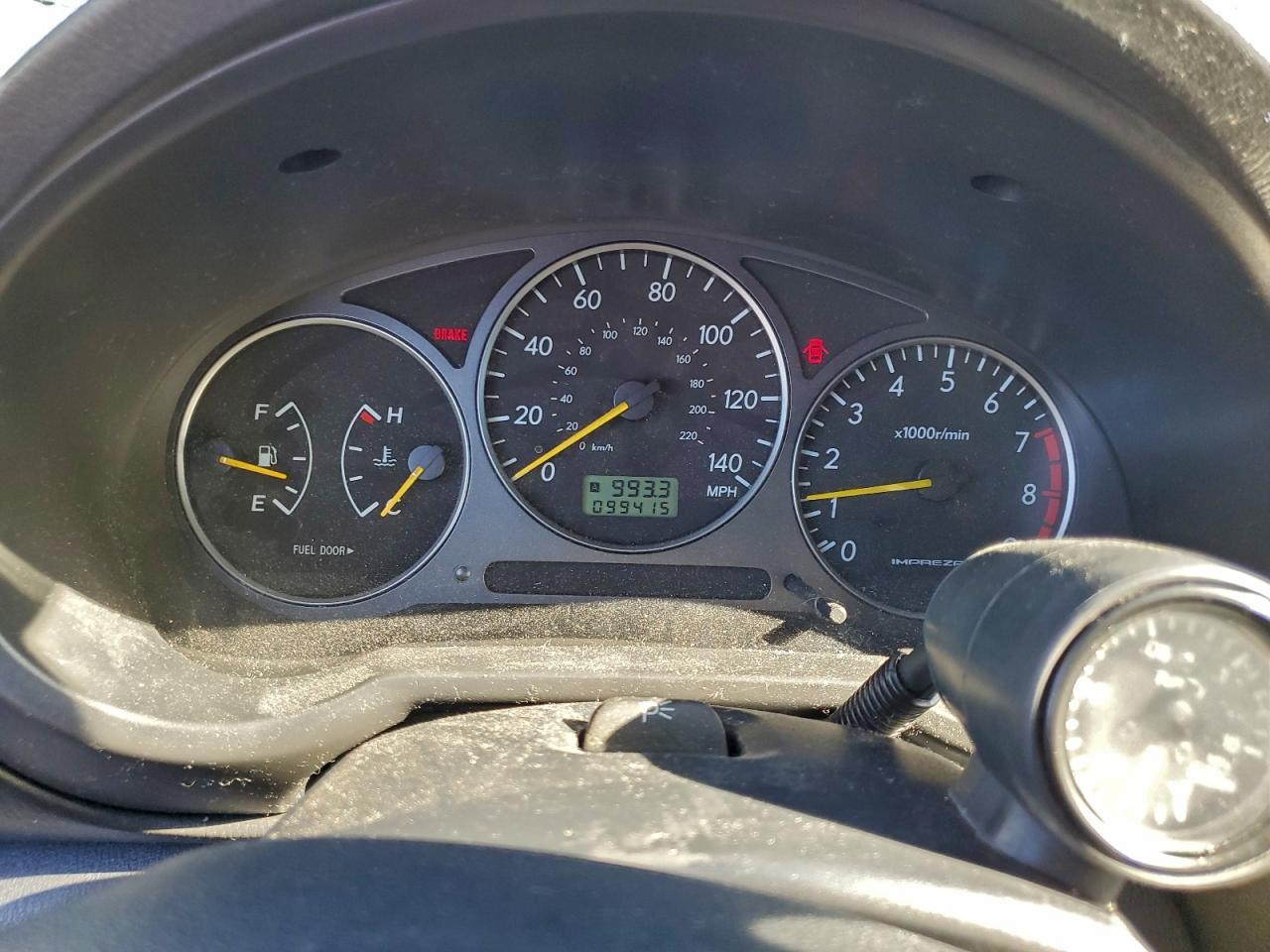 2003 Subaru Impreza Wrx Silver vin: JF1GG29653G802011