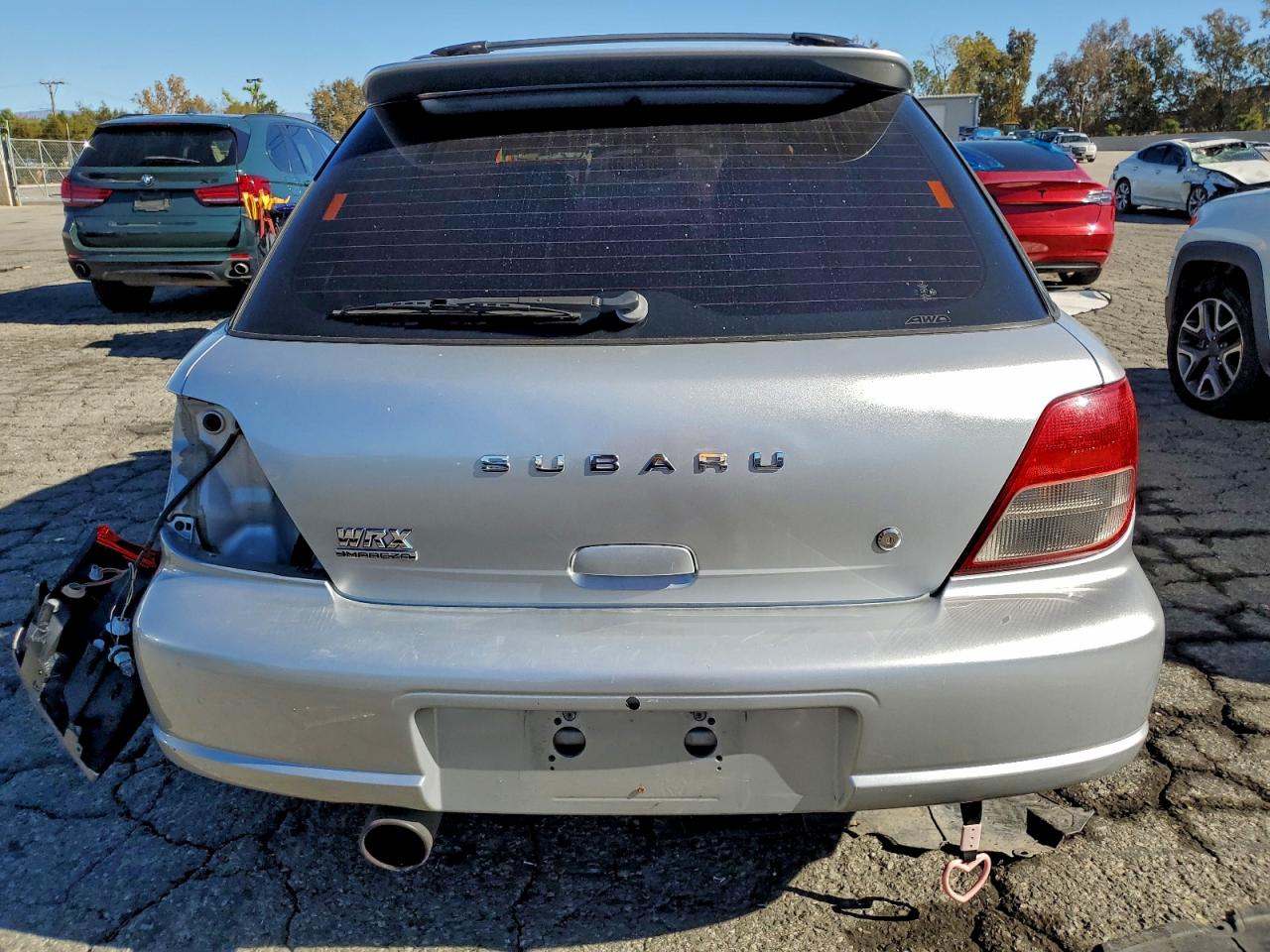 2003 Subaru Impreza Wrx Silver vin: JF1GG29653G802011