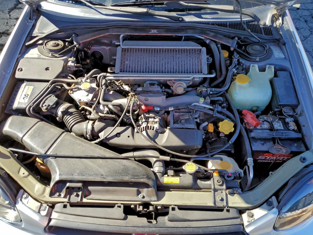 2003 Subaru Impreza Wrx Silver vin: JF1GG29653G802011