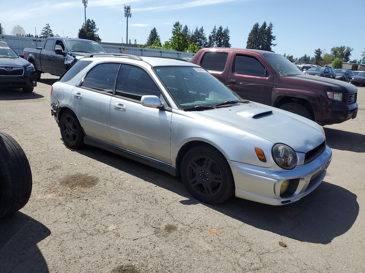 2003 Subaru Impreza Wrx Silver vin: JF1GG29653G813574
